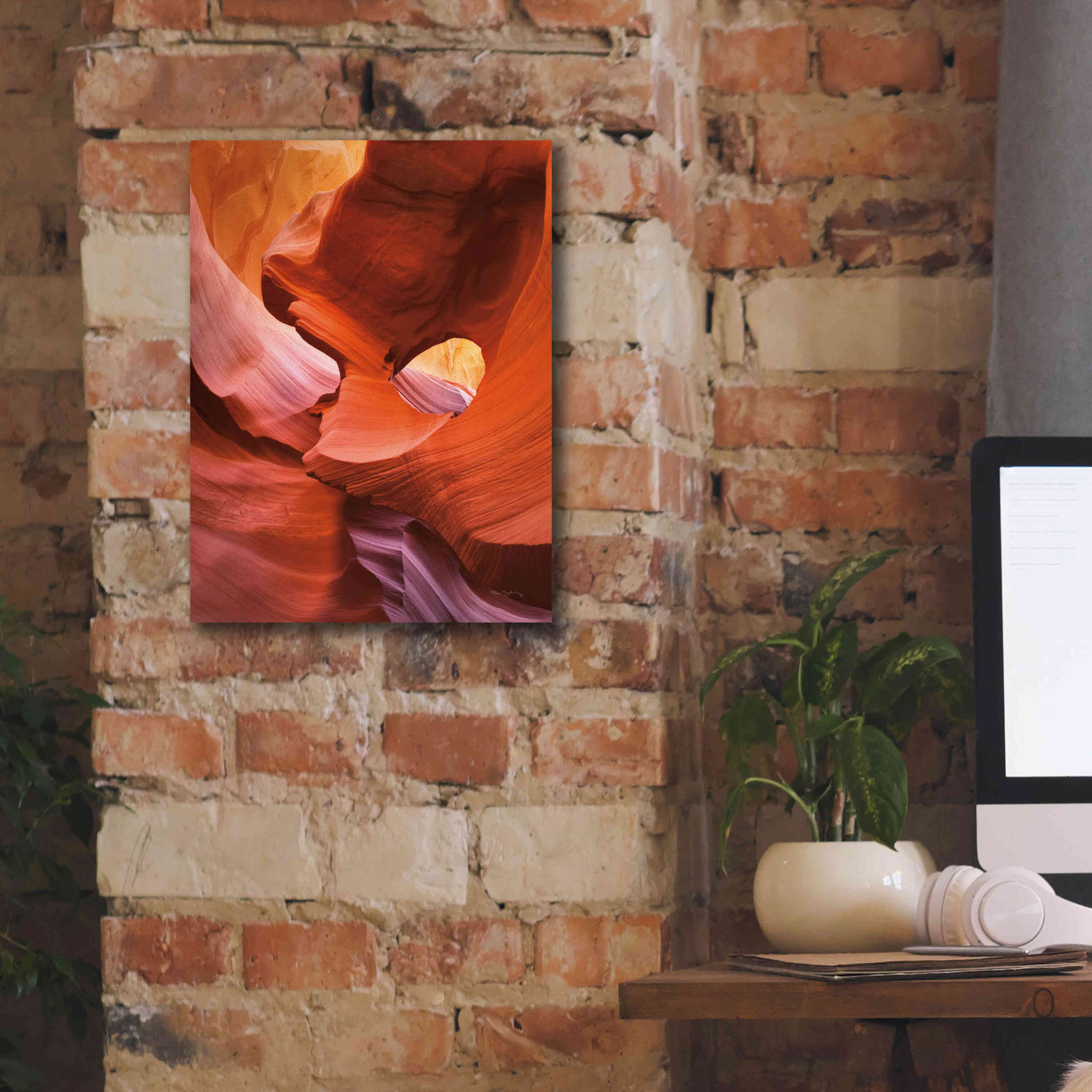 'Lower Antelope Canyon IV Crop' by Alan Majchrowicz,Giclee Canvas Wall Art,12x16