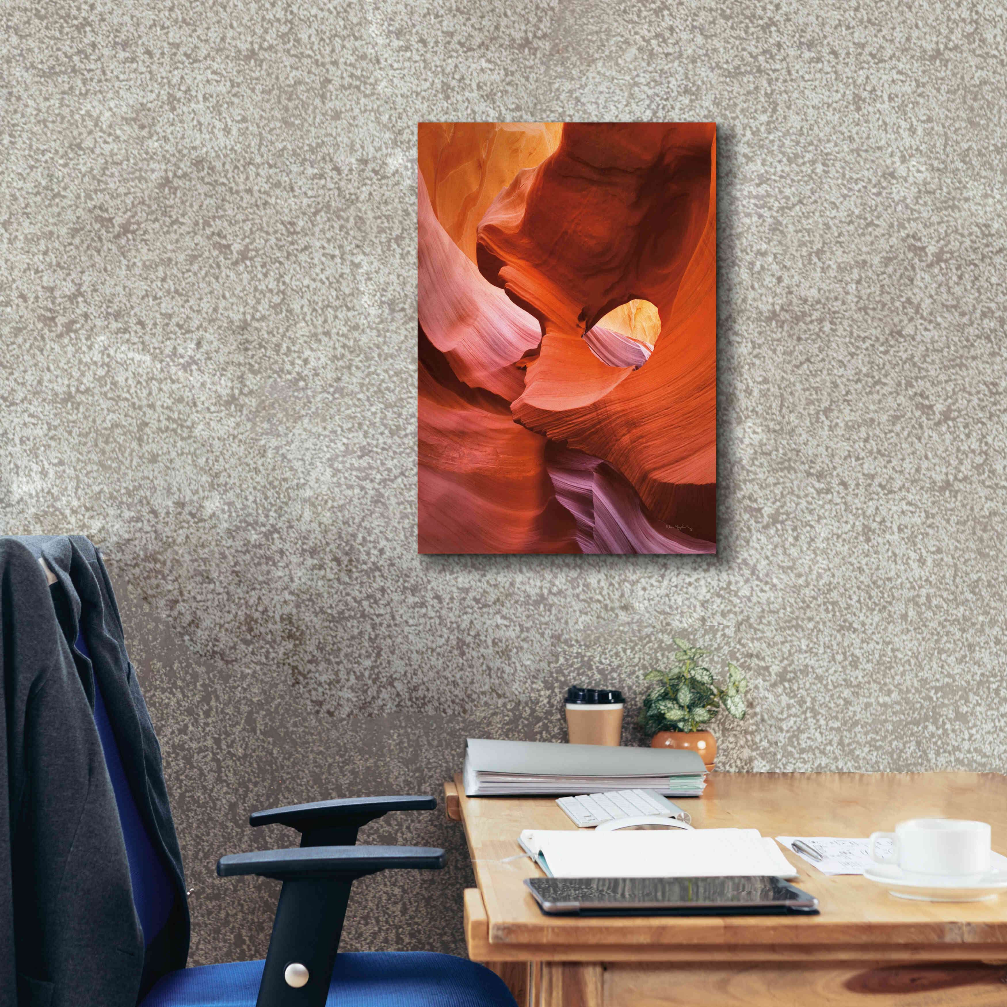 'Lower Antelope Canyon IV Crop' by Alan Majchrowicz,Giclee Canvas Wall Art,18x26