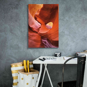'Lower Antelope Canyon IV Crop' by Alan Majchrowicz,Giclee Canvas Wall Art,18x26