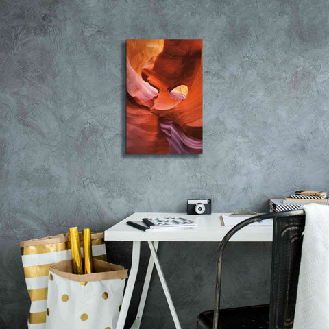 Image of 'Lower Antelope Canyon IV' by Alan Majchrowicz,Giclee Canvas Wall Art,12x18