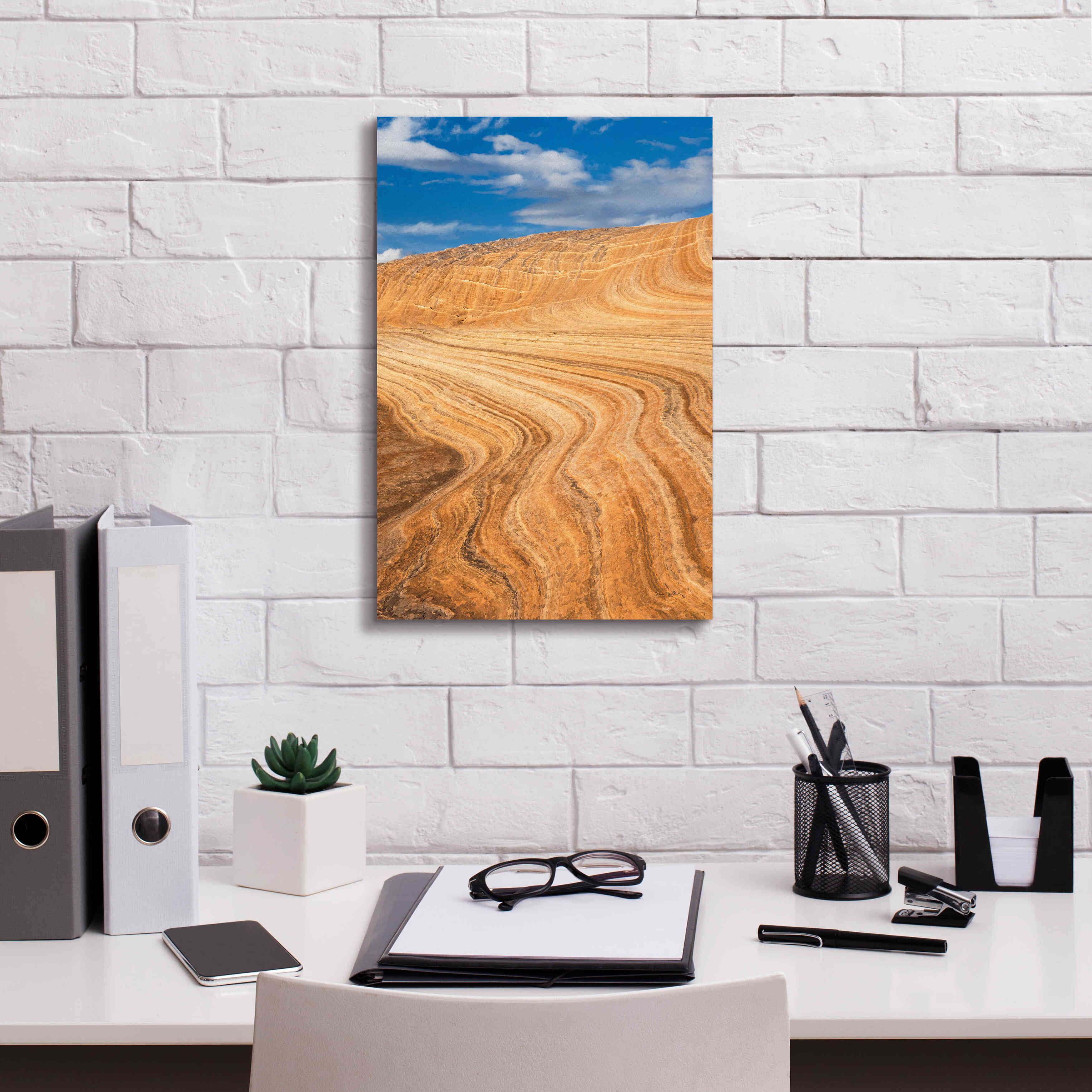 'Coyote Buttes V' by Alan Majchrowicz,Giclee Canvas Wall Art,12x18