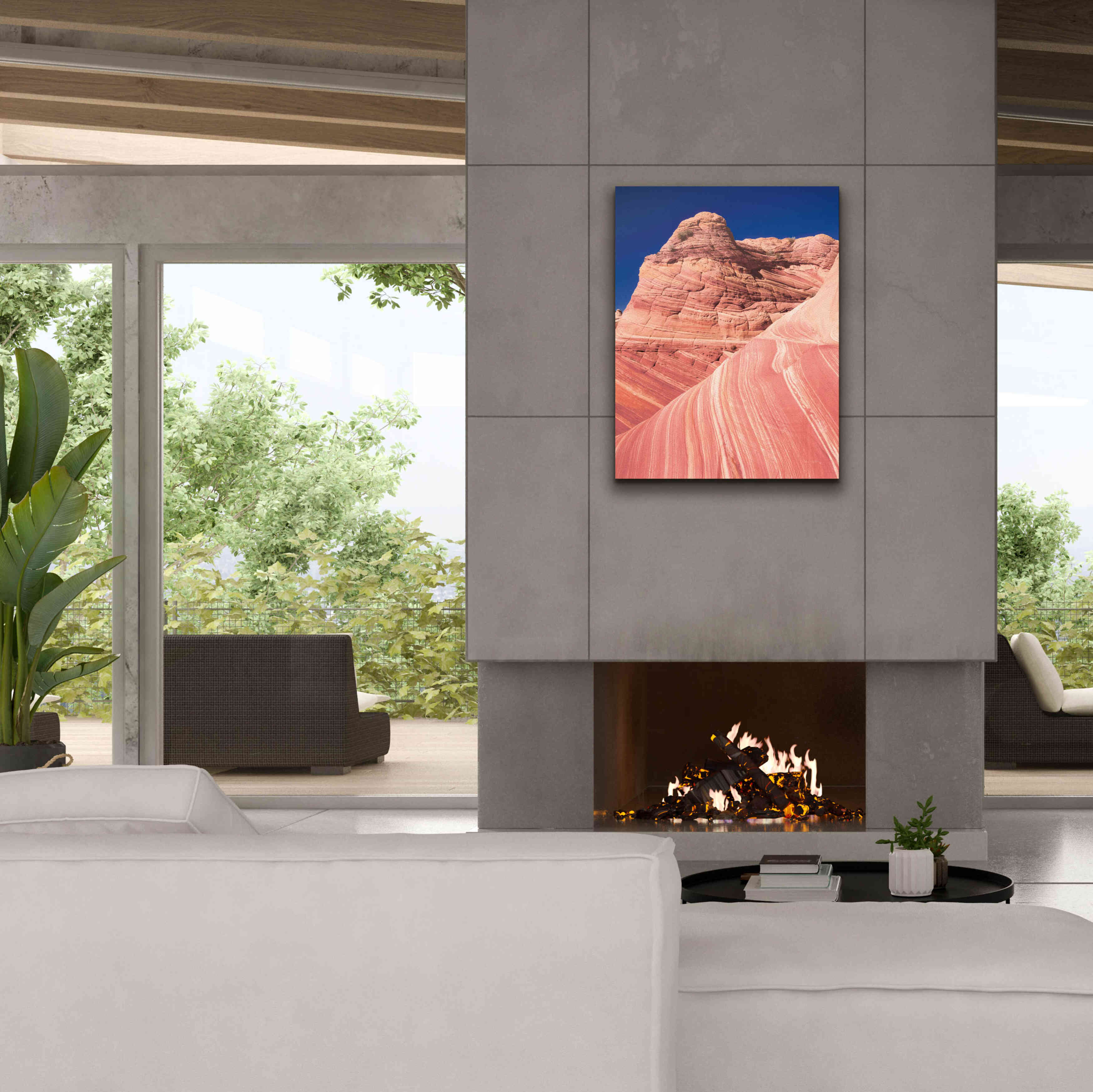 'Coyote Buttes I Blush' by Alan Majchrowicz,Giclee Canvas Wall Art,26x34