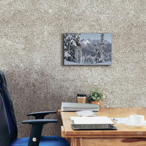 Image of 'Nooksack Ridge in Winter' by Alan Majchrowicz,Giclee Canvas Wall Art,18x12