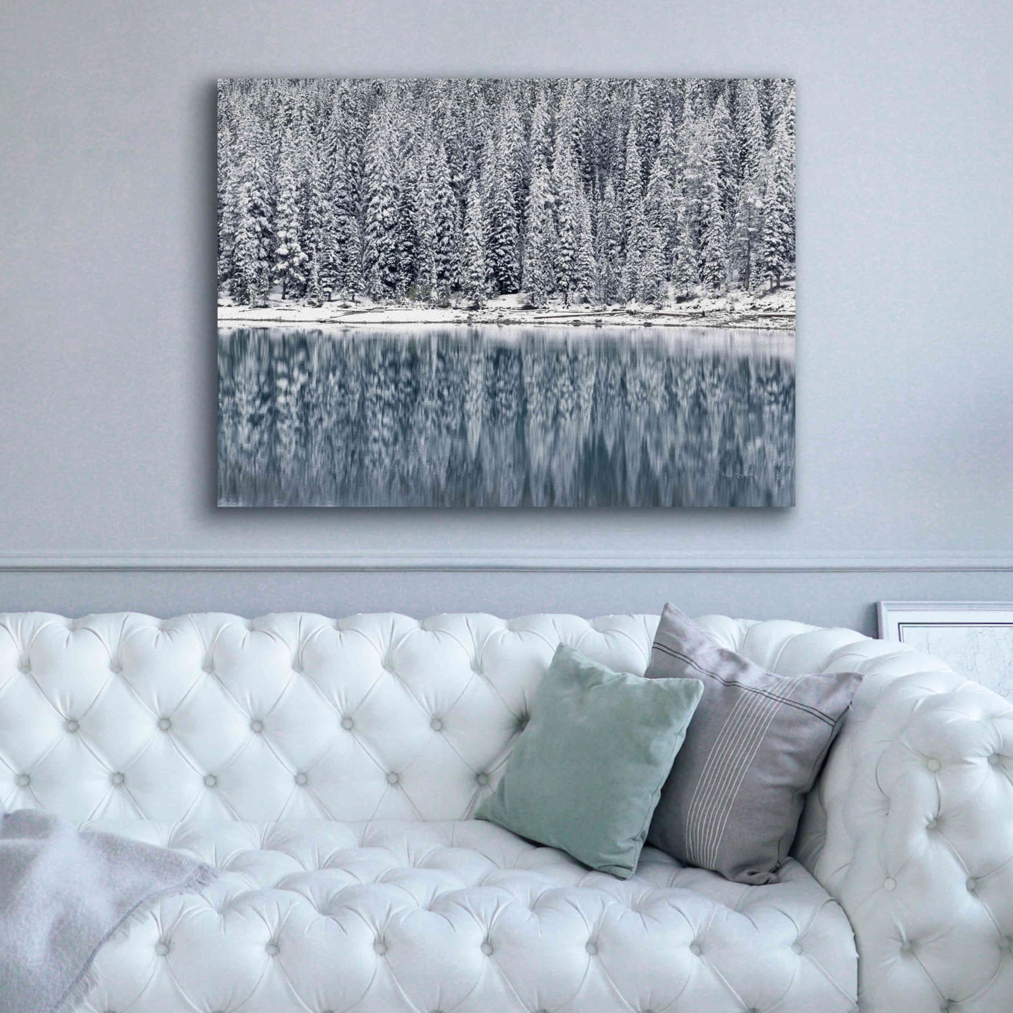 'Winter Reflections' by Alan Majchrowicz,Giclee Canvas Wall Art,54x40
