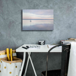 'Sailboat in Bellingham Bay I' by Alan Majchrowicz,Giclee Canvas Wall Art,18x12