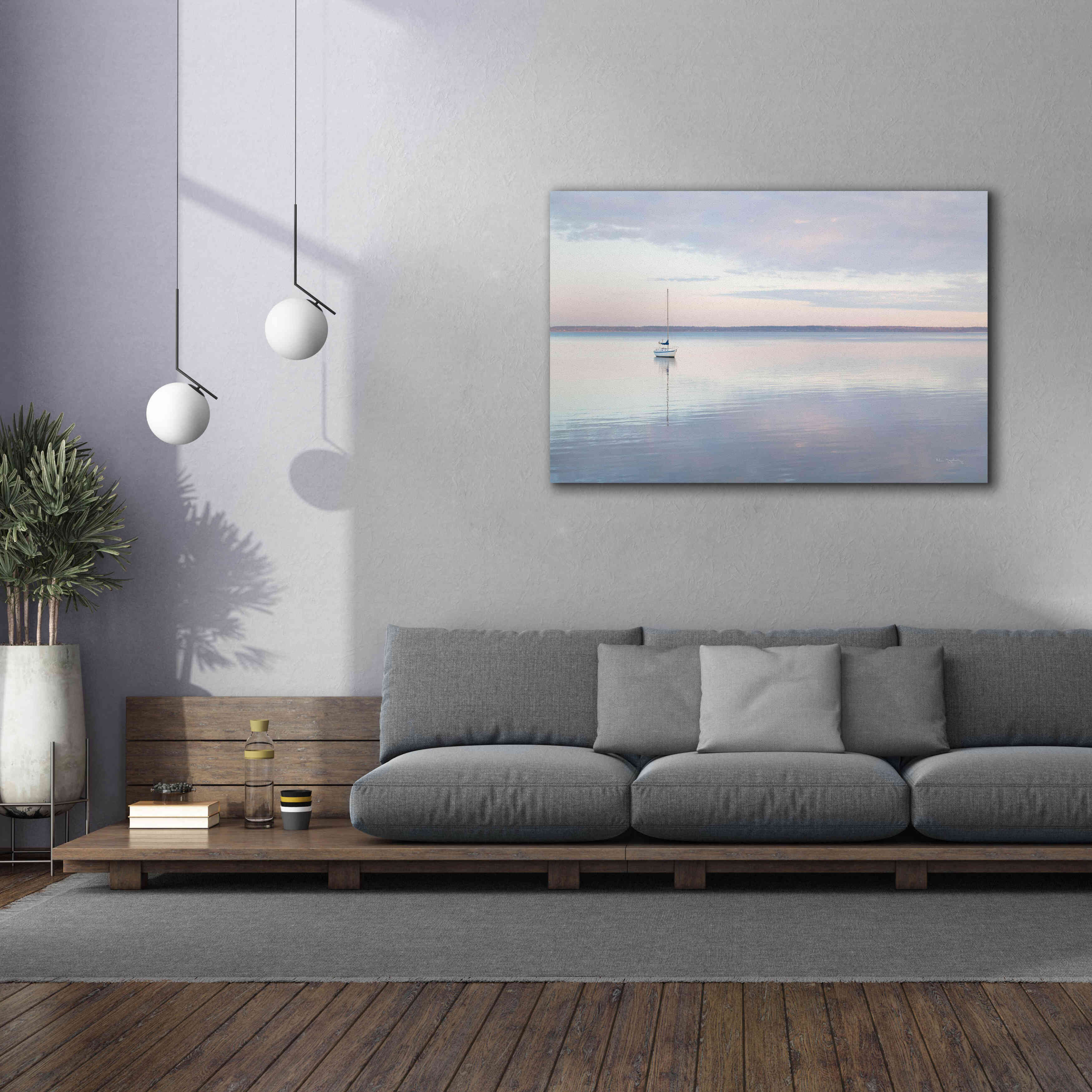 'Sailboat in Bellingham Bay I' by Alan Majchrowicz,Giclee Canvas Wall Art,60x40