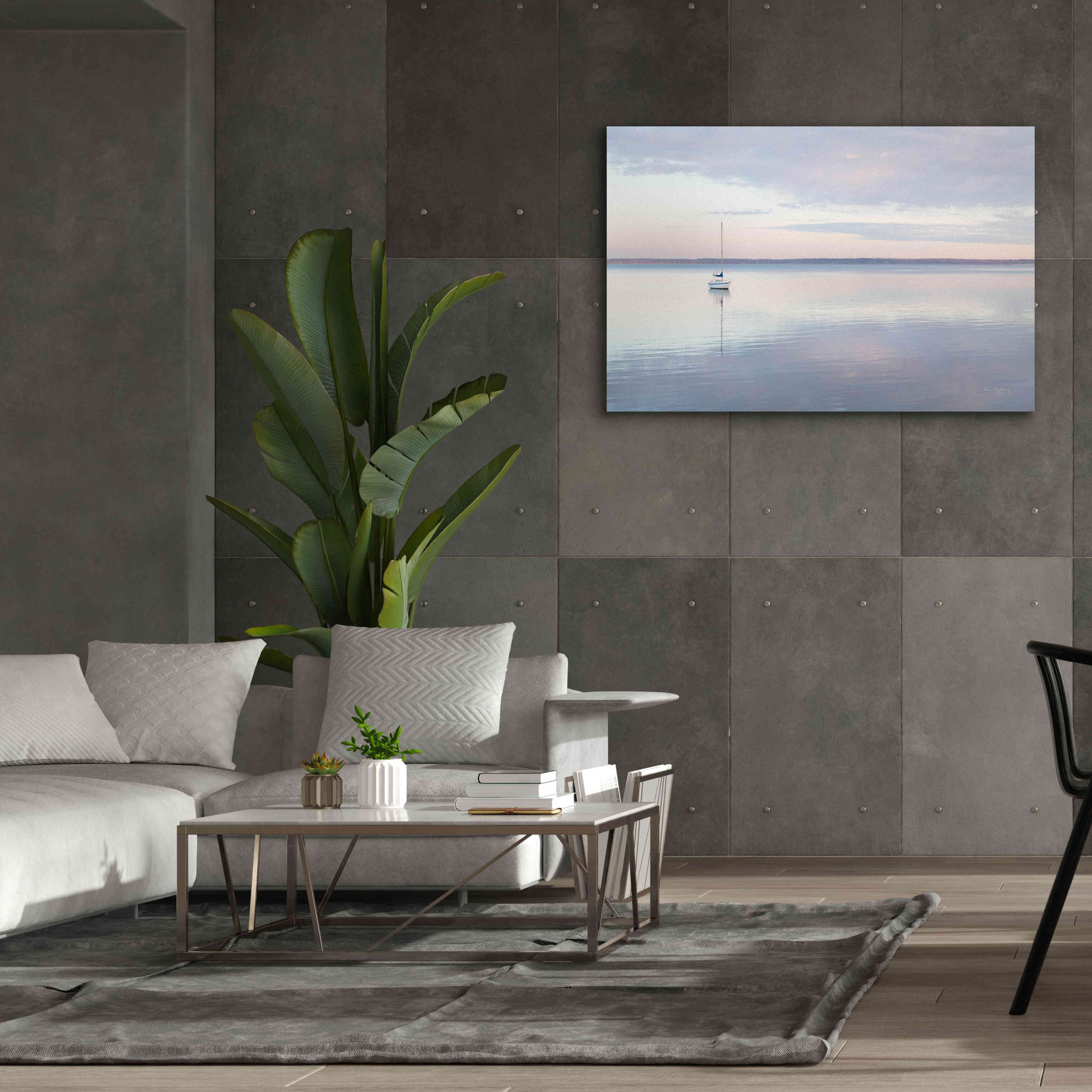 'Sailboat in Bellingham Bay I' by Alan Majchrowicz,Giclee Canvas Wall Art,60x40