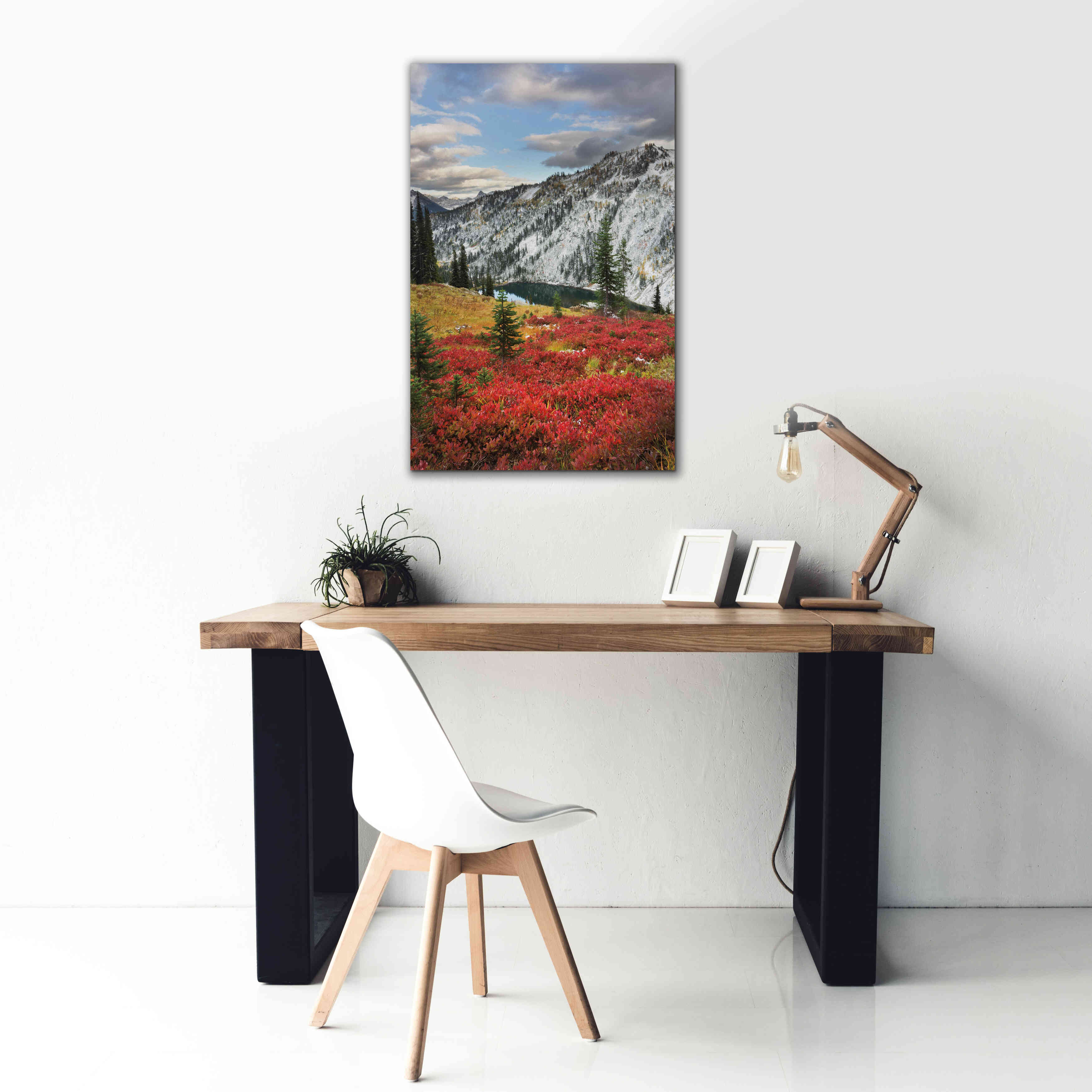 'Lake Ann North Cascades' by Alan Majchrowicz,Giclee Canvas Wall Art,26x40