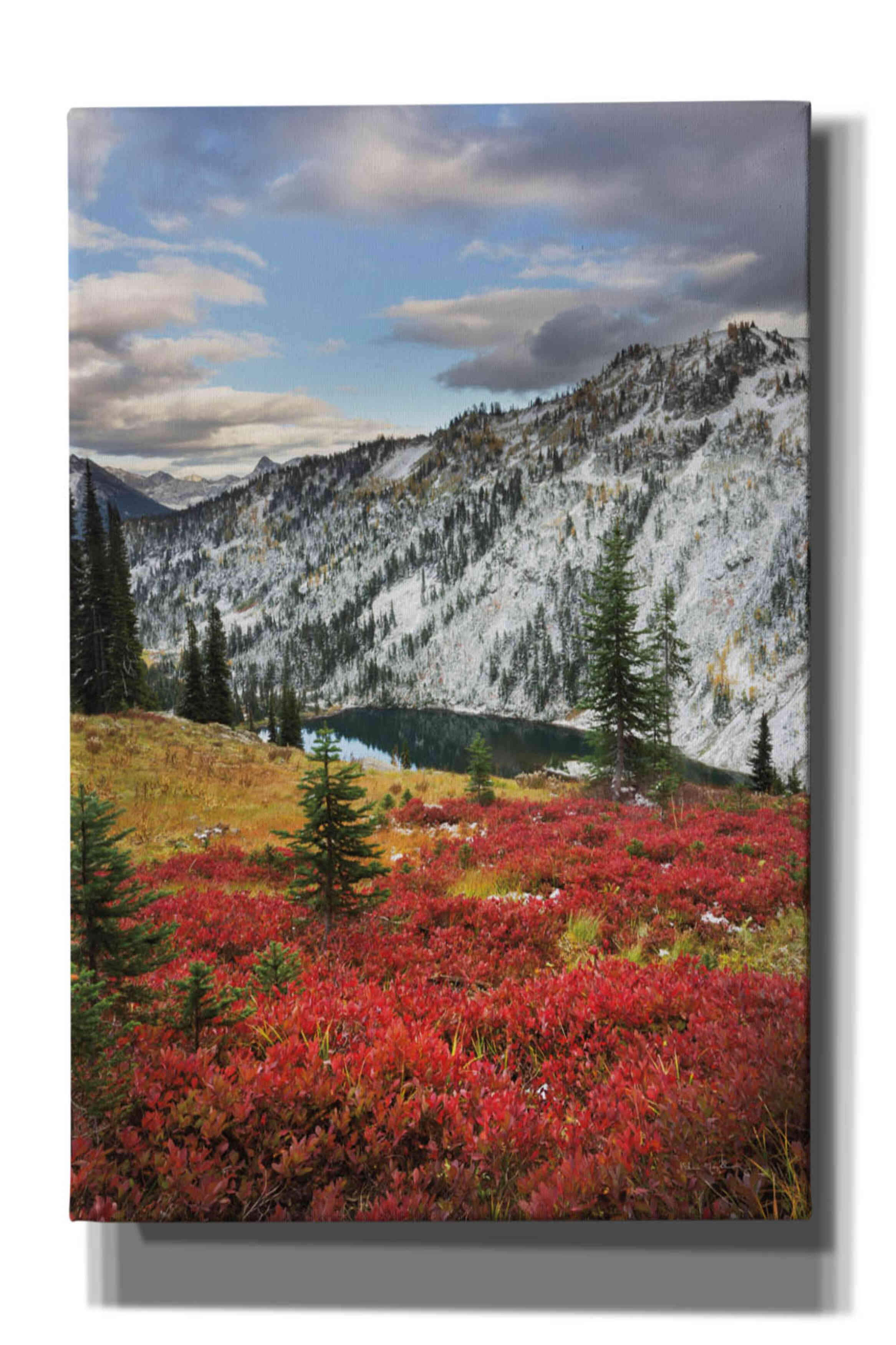 'Lake Ann North Cascades' by Alan Majchrowicz,Giclee Canvas Wall Art