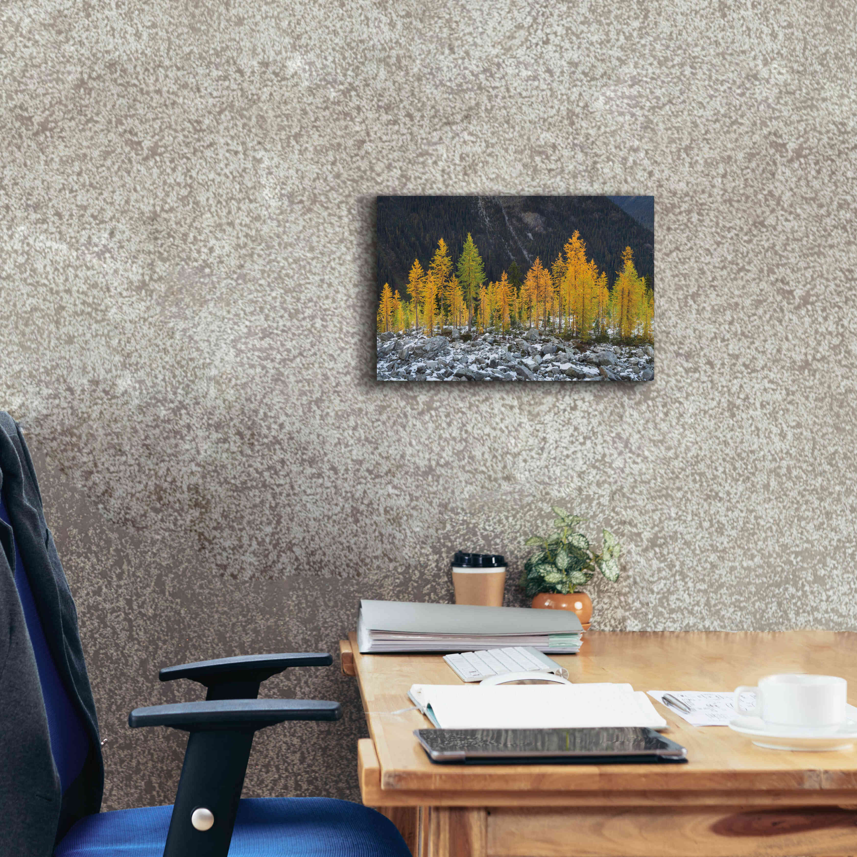 'Alpine Larches North Cascades' by Alan Majchrowicz,Giclee Canvas Wall Art,18x12