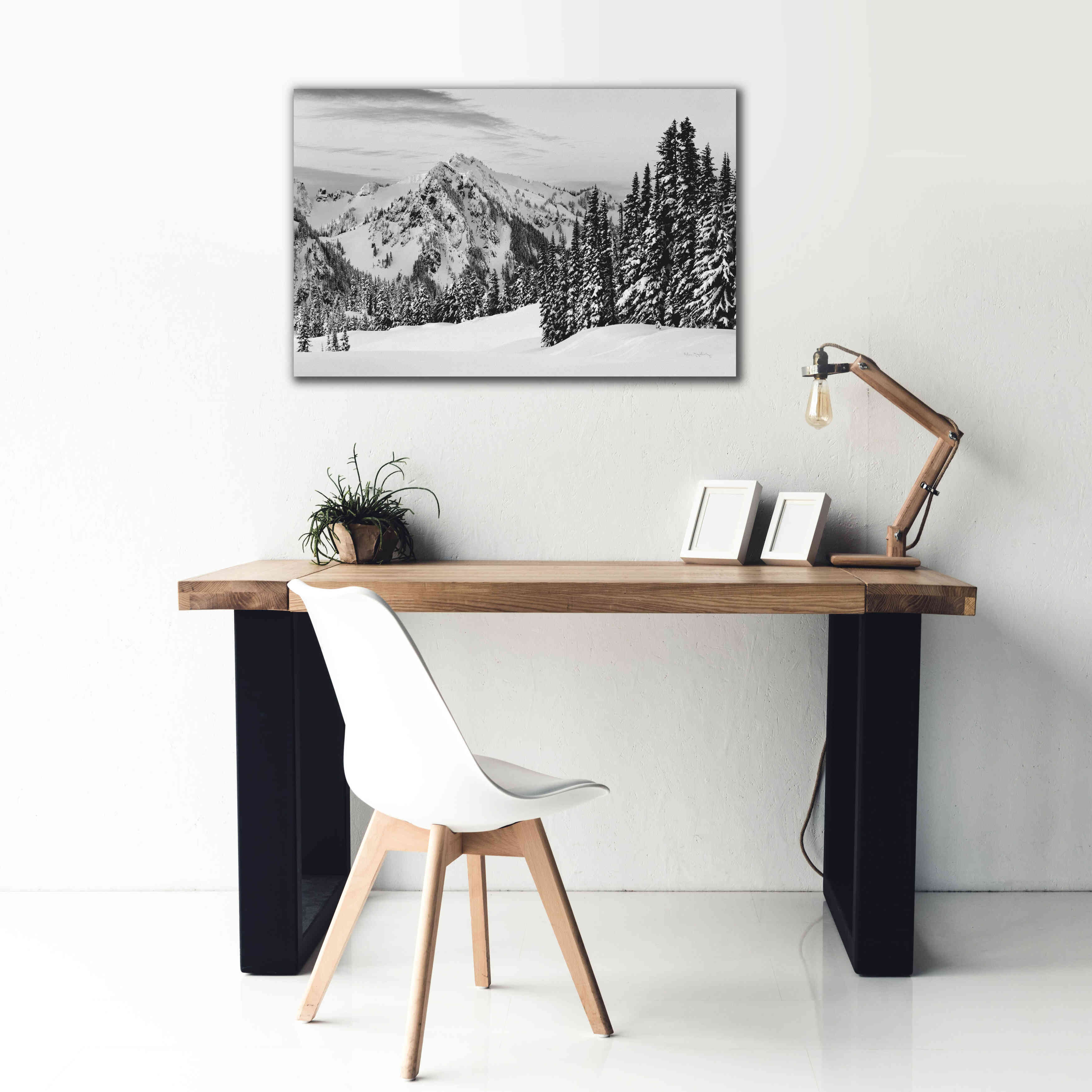 'Tatoosh Range BW' by Alan Majchrowicz,Giclee Canvas Wall Art,40x26