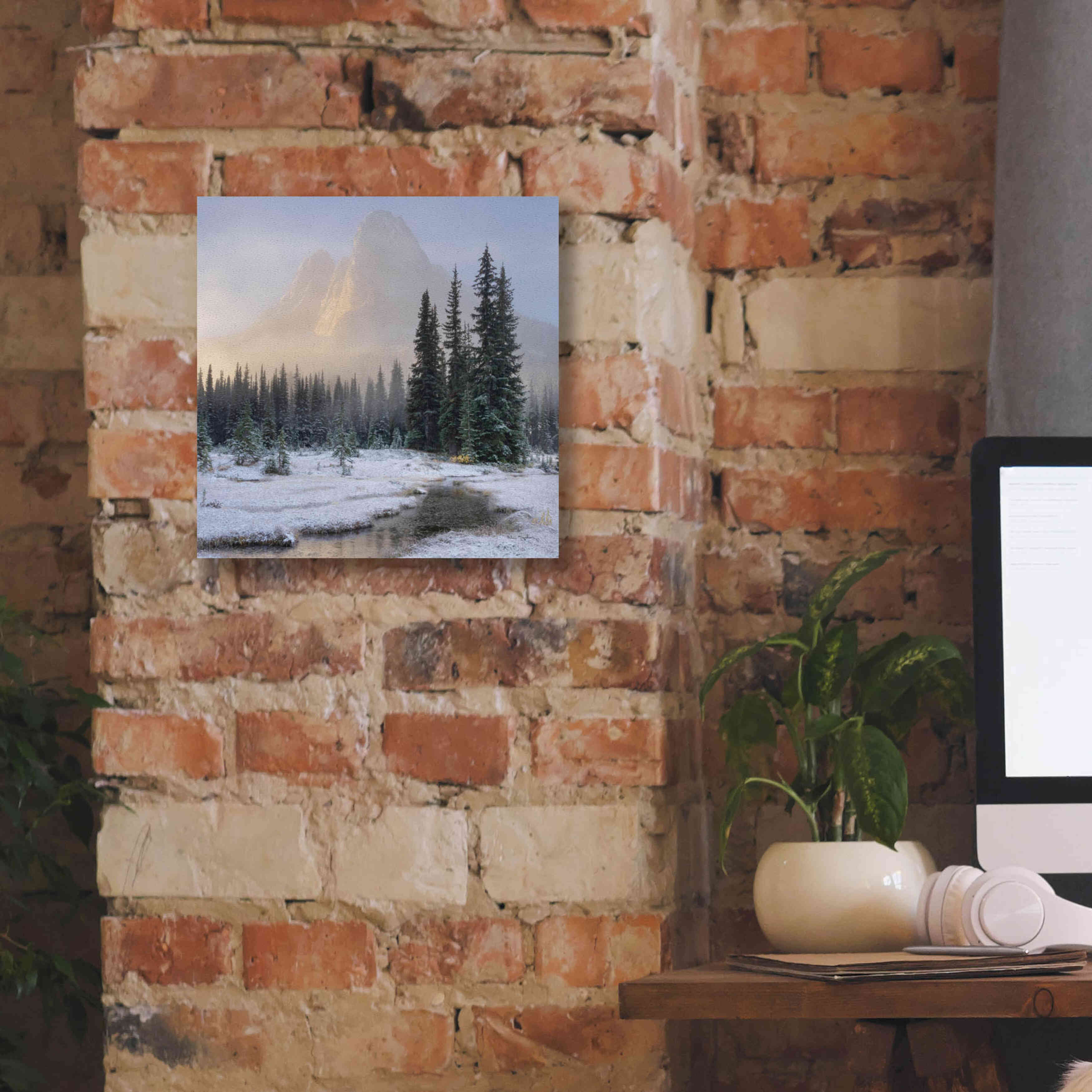 'Bell Mountain North Cascades II' by Alan Majchrowicz,Giclee Canvas Wall Art,12x12