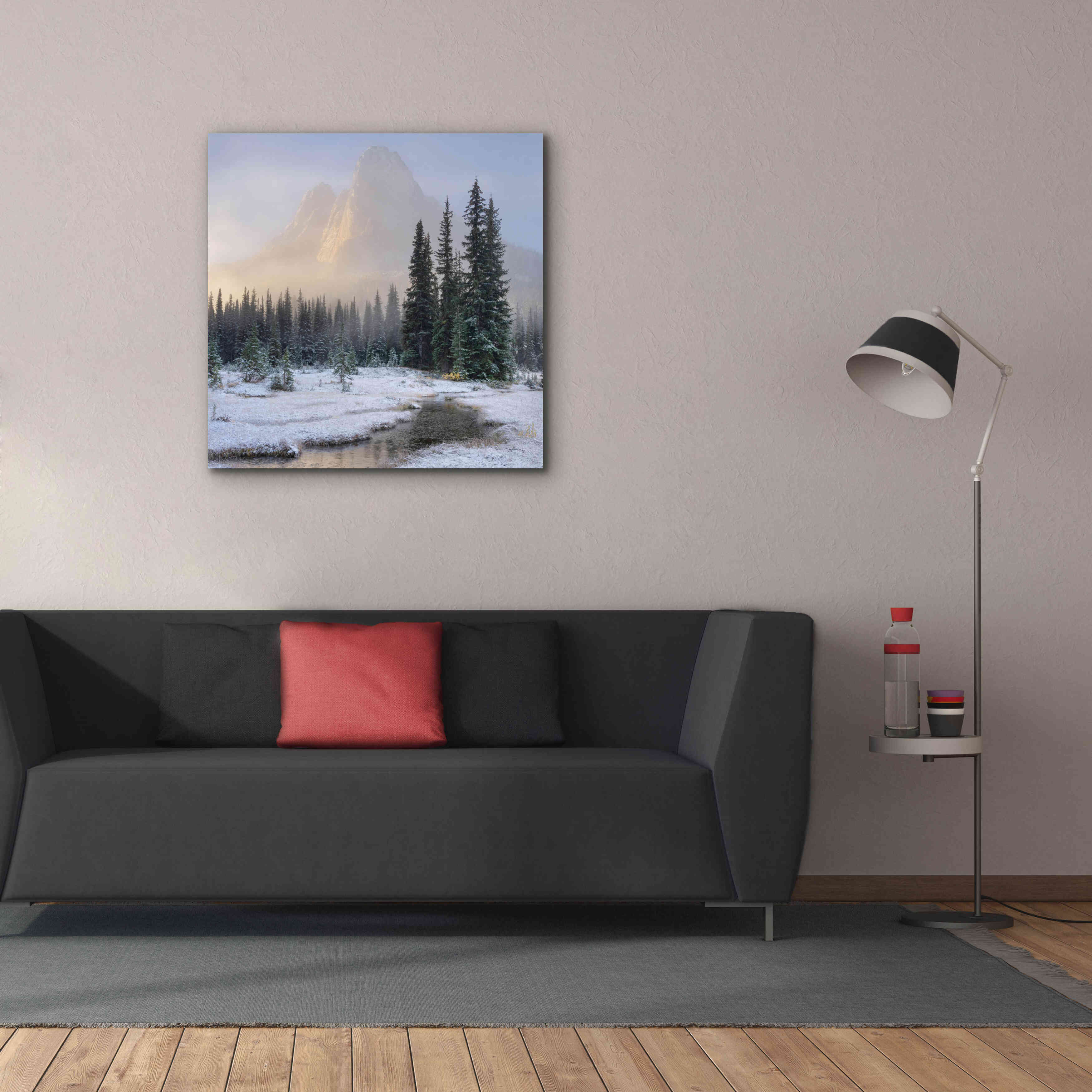 'Bell Mountain North Cascades II' by Alan Majchrowicz,Giclee Canvas Wall Art,37x37