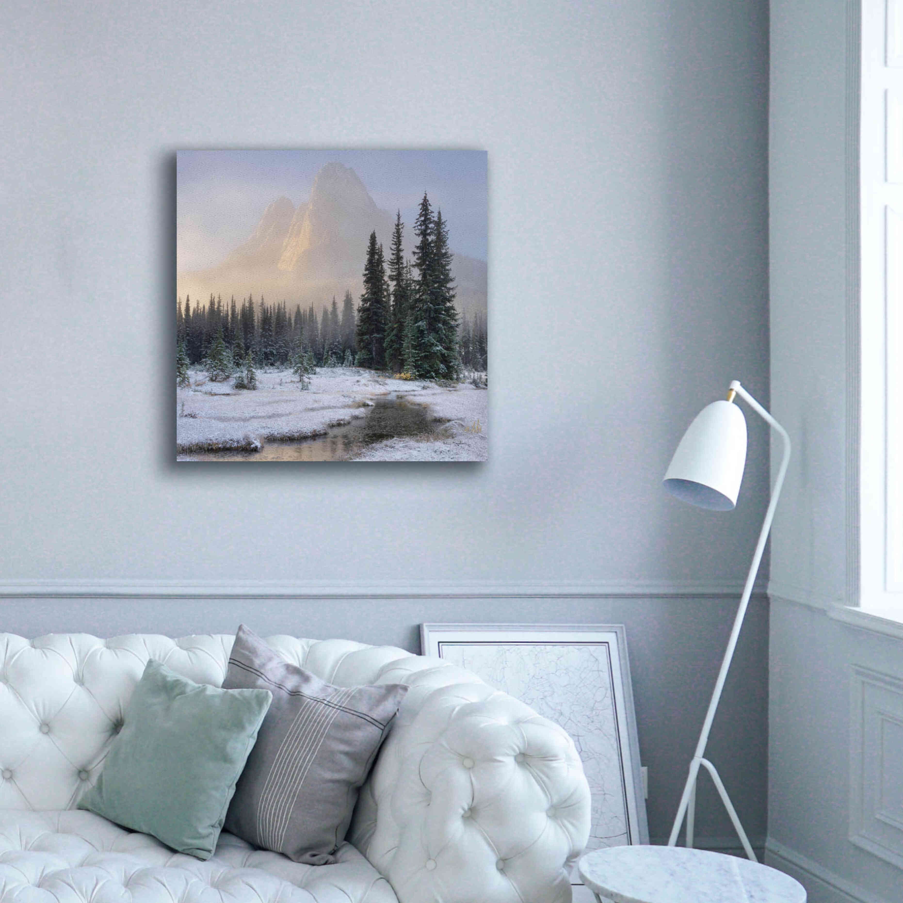 'Bell Mountain North Cascades II' by Alan Majchrowicz,Giclee Canvas Wall Art,37x37