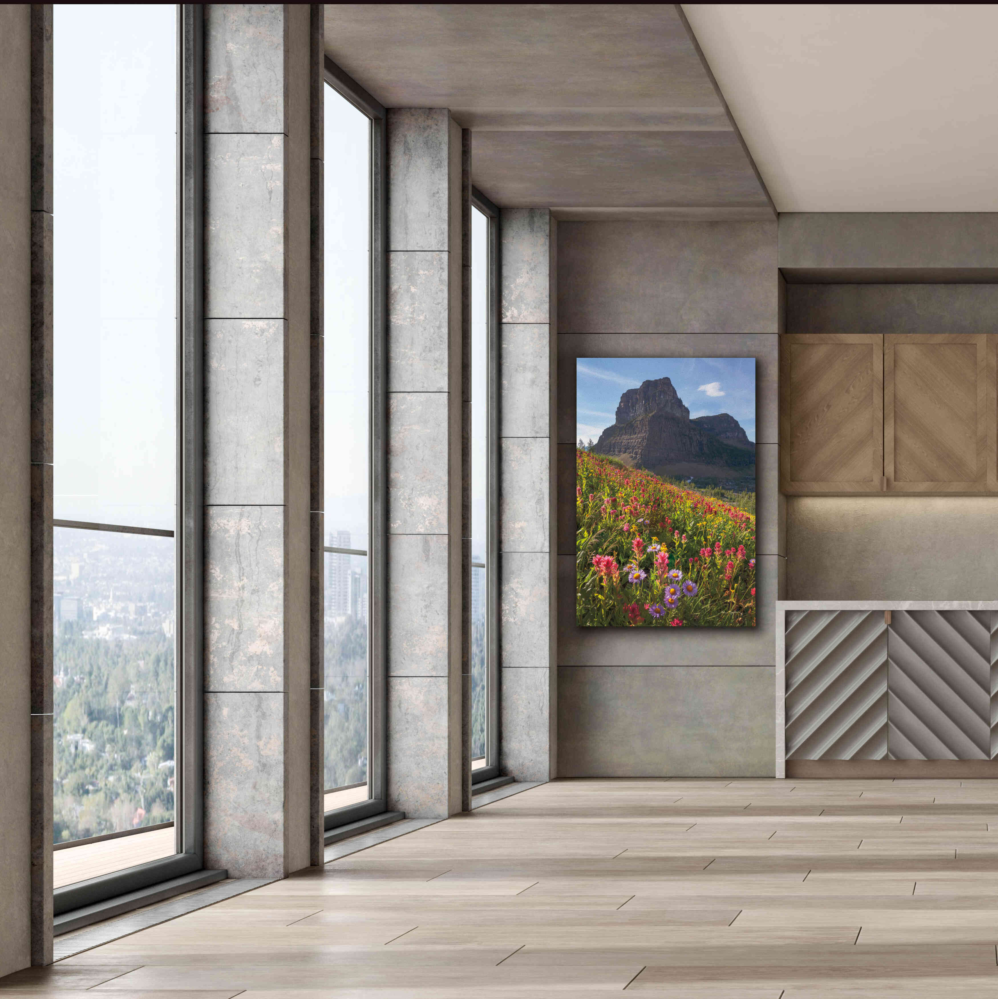 'Boulder Pass Wildflowers' by Alan Majchrowicz,Giclee Canvas Wall Art,40x60