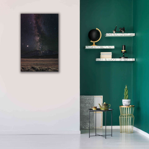 Image of 'Milky Way in Sawtooth Mountains' by Alan Majchrowicz,Giclee Canvas Wall Art,26x40