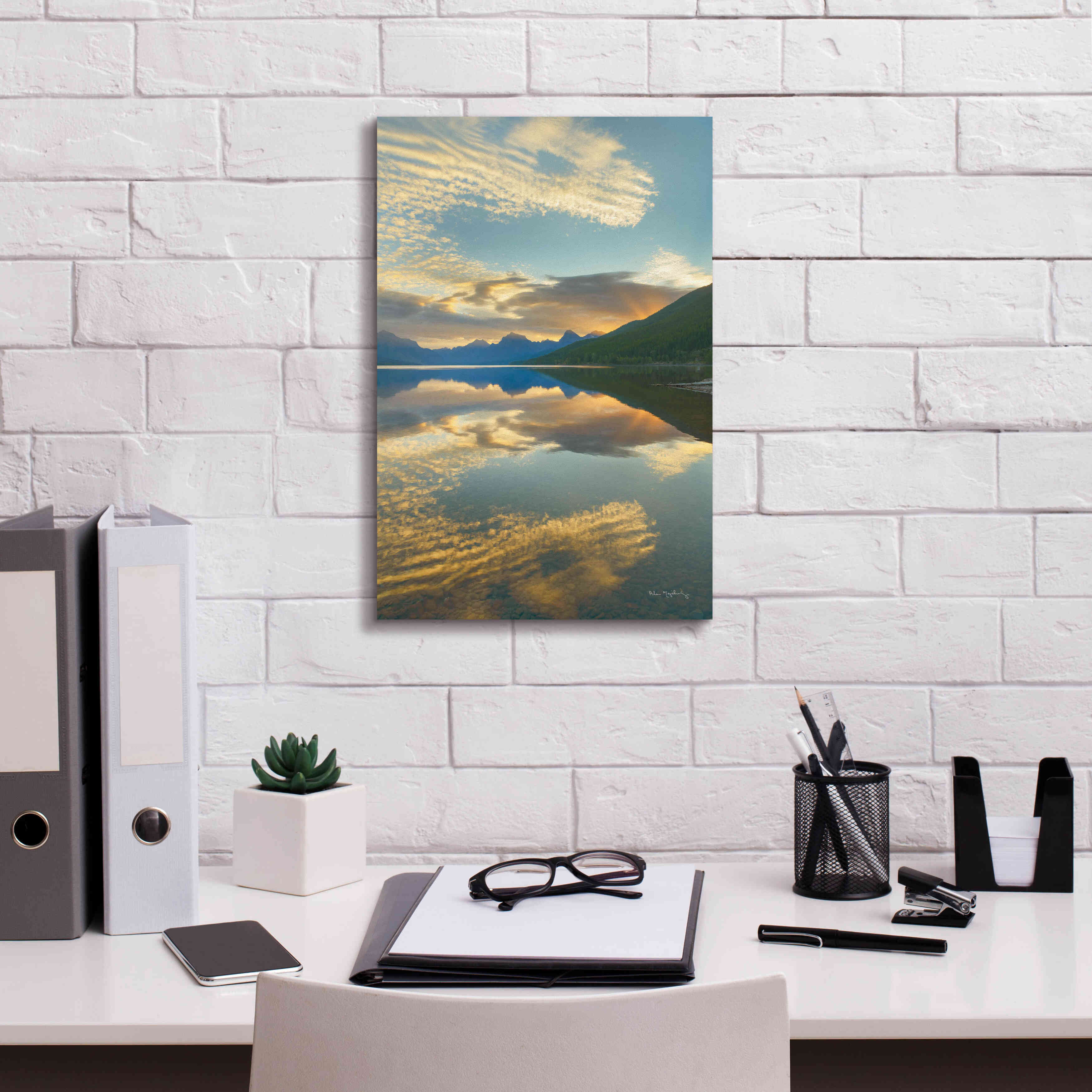 'Montana Sunrise' by Alan Majchrowicz,Giclee Canvas Wall Art,12x18