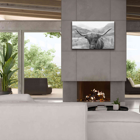 Image of 'Scottish Highland Cattle III Neutral Crop' by Alan Majchrowicz,Giclee Canvas Wall Art,40x26