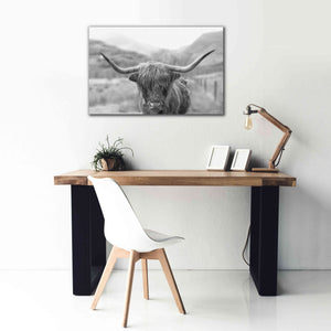 'Scottish Highland Cattle III Neutral Crop' by Alan Majchrowicz,Giclee Canvas Wall Art,40x26