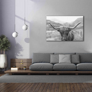 'Scottish Highland Cattle III Neutral Crop' by Alan Majchrowicz,Giclee Canvas Wall Art,60x40