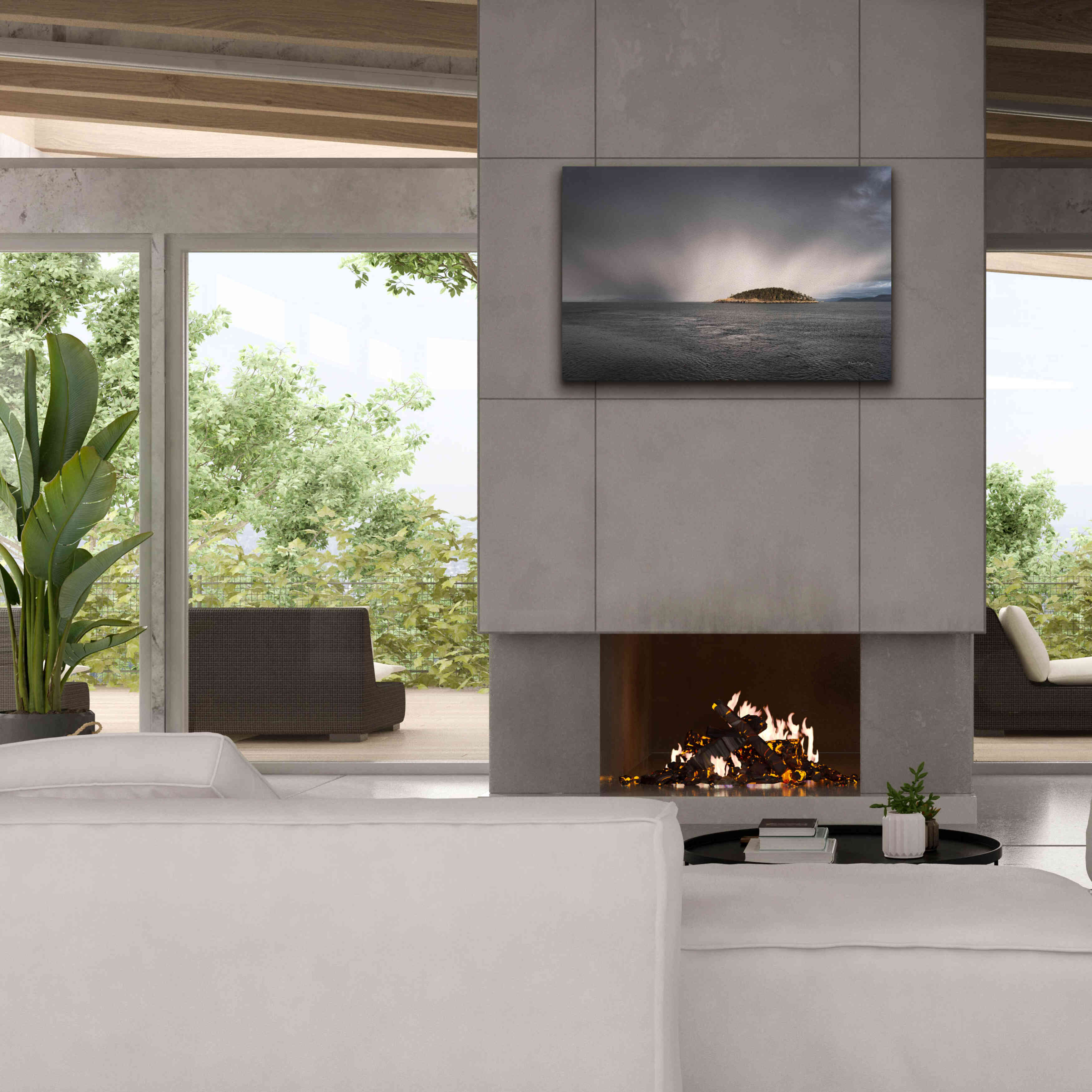 'Deception Pass Island' by Alan Majchrowicz,Giclee Canvas Wall Art,40x26