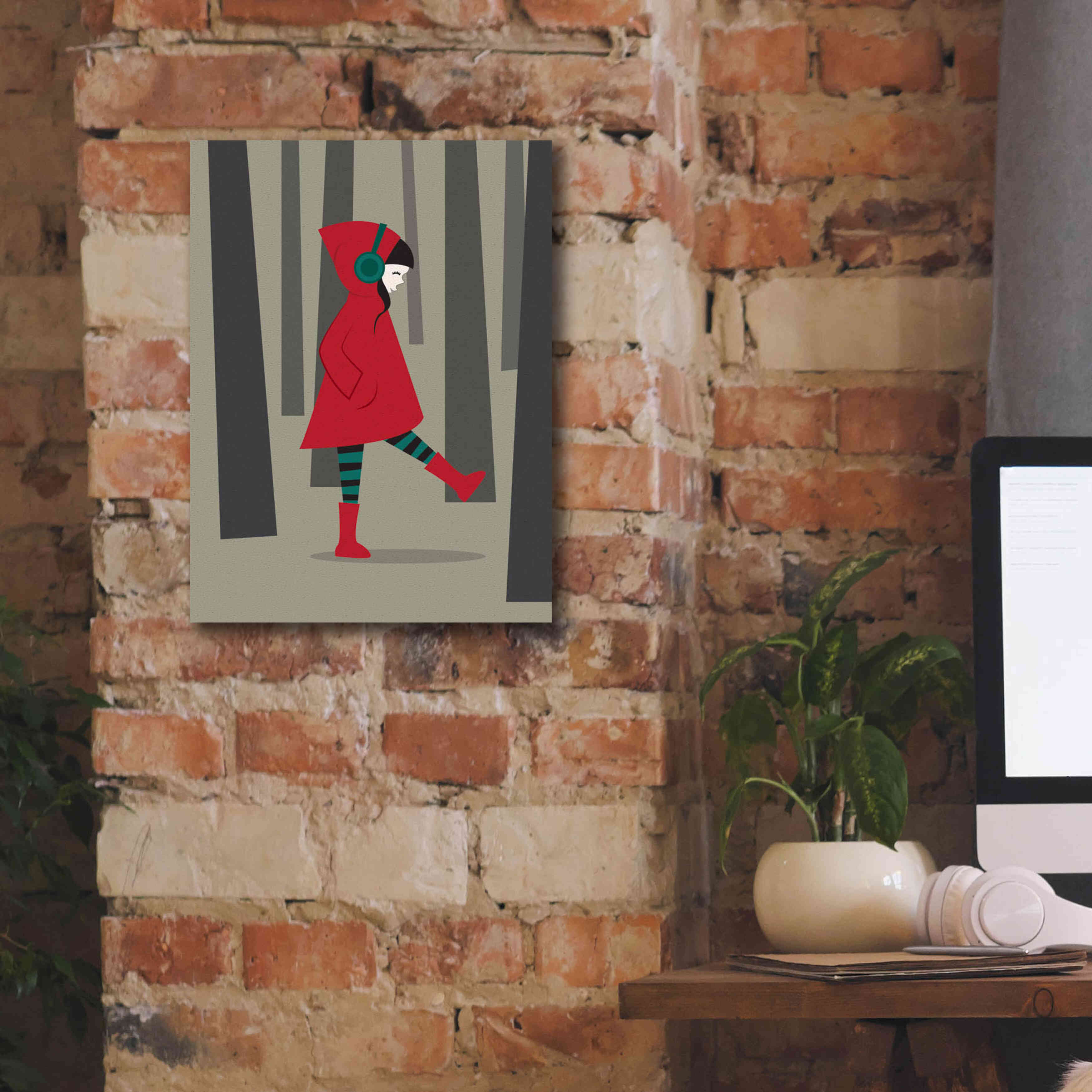 'There Is No Wolf' by Volkan Dalyan, Giclee Canvas Wall Art,12x16