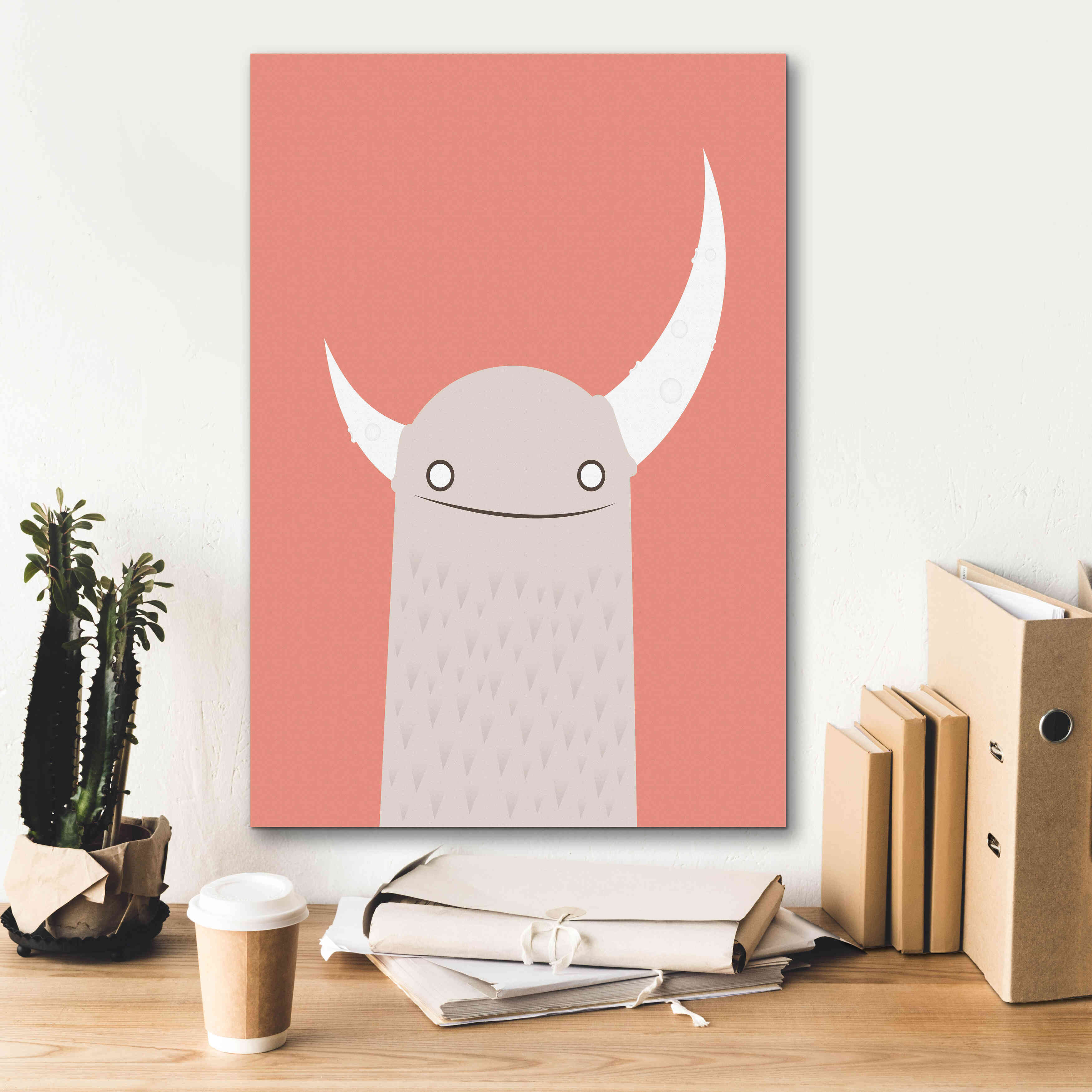 'Moonster' by Volkan Dalyan, Giclee Canvas Wall Art,18x26