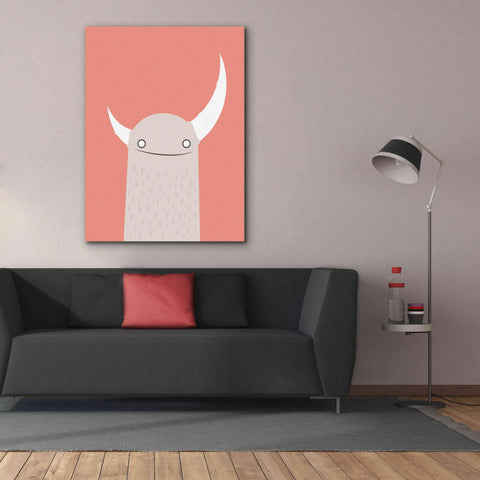 Image of 'Moonster' by Volkan Dalyan, Giclee Canvas Wall Art,40x54