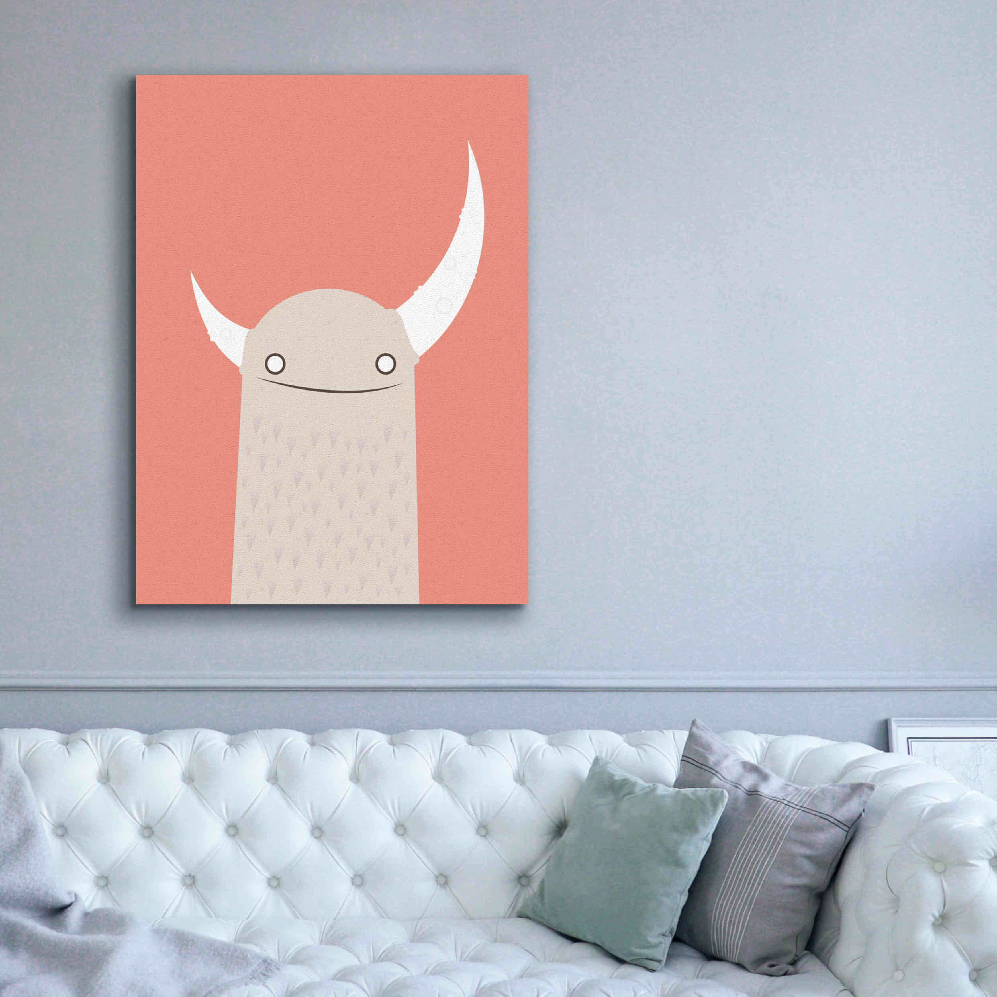 'Moonster' by Volkan Dalyan, Giclee Canvas Wall Art,40x54