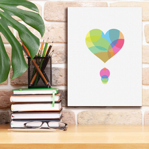 Image of 'Colors of a Heart' by Volkan Dalyan, Giclee Canvas Wall Art,12x16