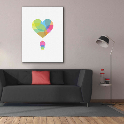 Image of 'Colors of a Heart' by Volkan Dalyan, Giclee Canvas Wall Art,40x54