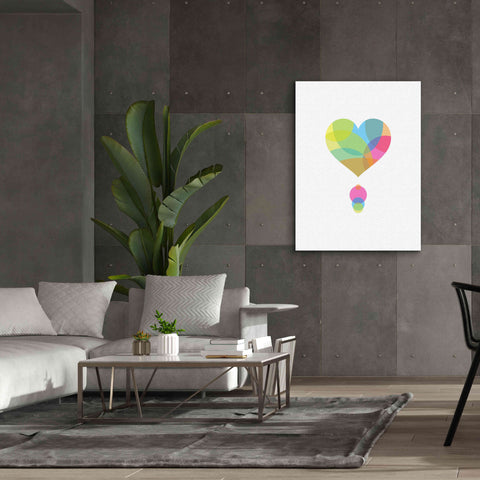 Image of 'Colors of a Heart' by Volkan Dalyan, Giclee Canvas Wall Art,40x54