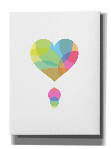 Image of 'Colors of a Heart' by Volkan Dalyan, Giclee Canvas Wall Art