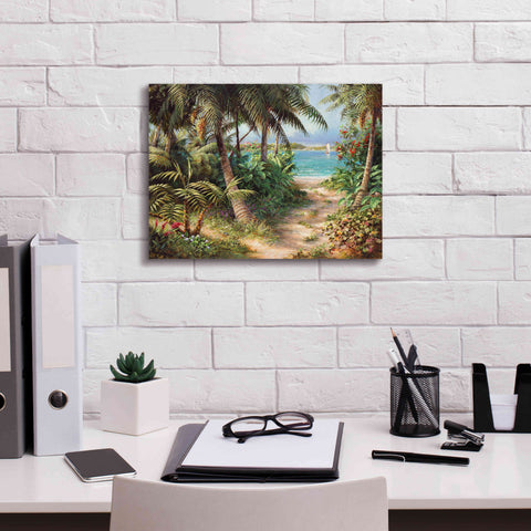 Image of 'Bahama Sail' by Art Fronckowiak, Giclee Canvas Wall Art,16x12