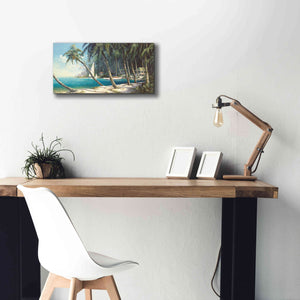 'Bali Cove' by Art Fronckowiak, Giclee Canvas Wall Art,24x12
