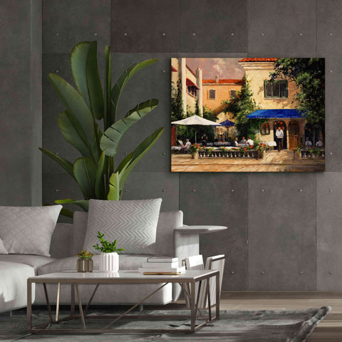Image of 'Café Bar' by Art Fronckowiak, Giclee Canvas Wall Art,54x40