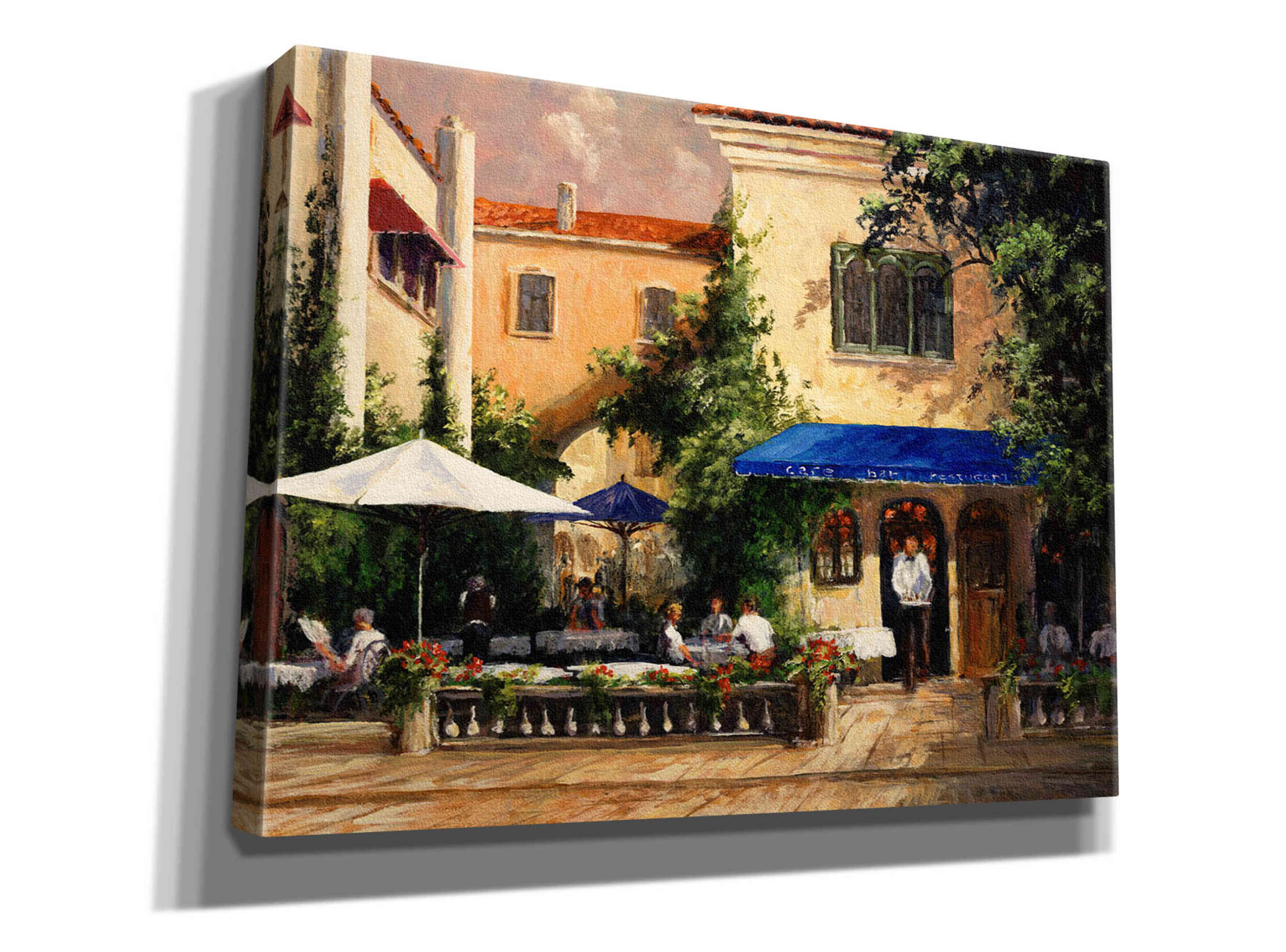 'Café Bar' by Art Fronckowiak, Giclee Canvas Wall Art