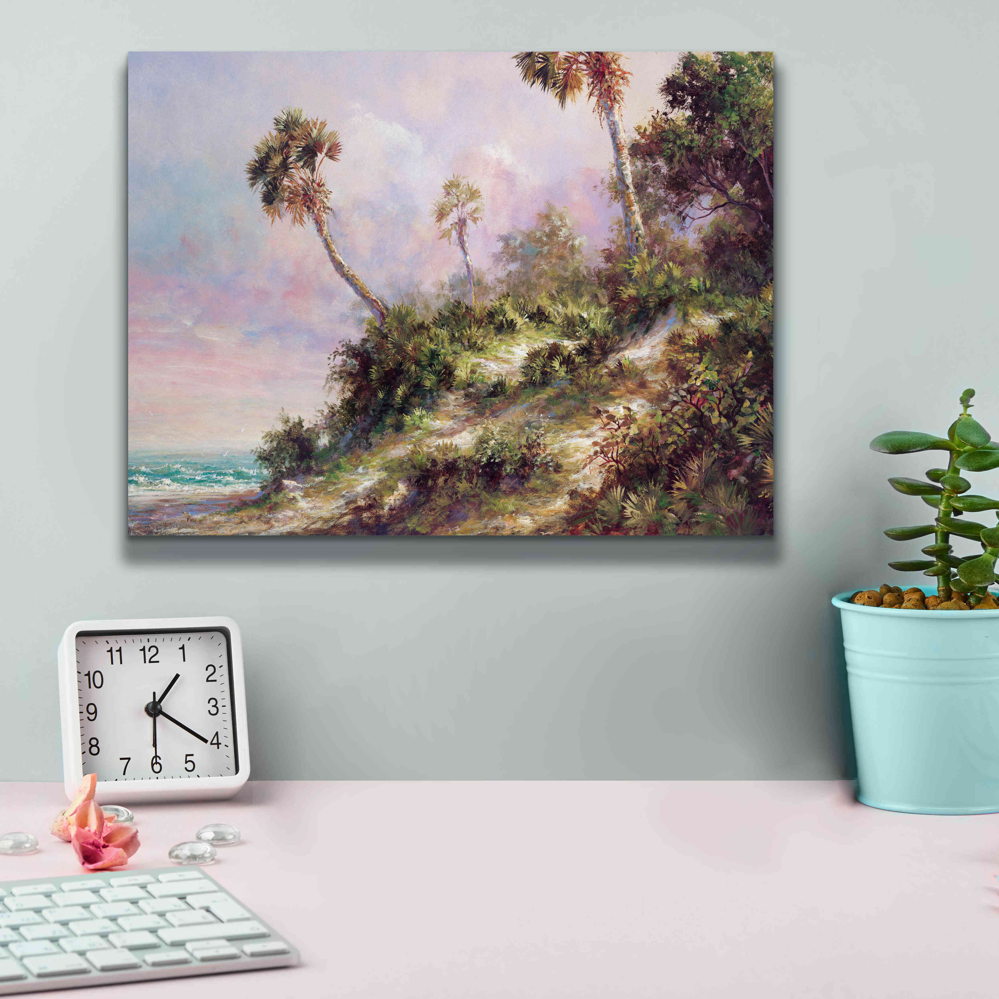 'Casperson Shore' by Art Fronckowiak, Giclee Canvas Wall Art,16x12