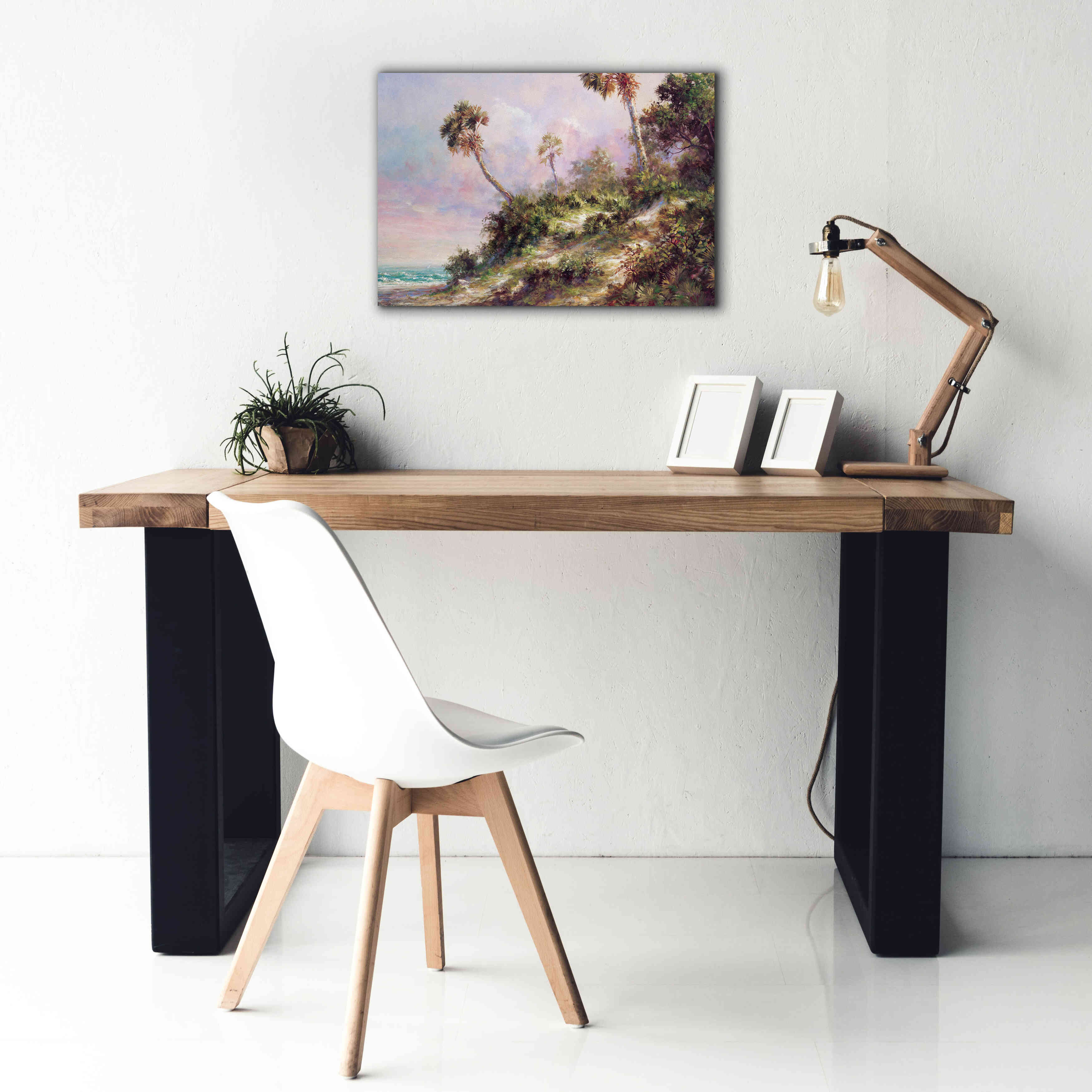 'Casperson Shore' by Art Fronckowiak, Giclee Canvas Wall Art,26x18
