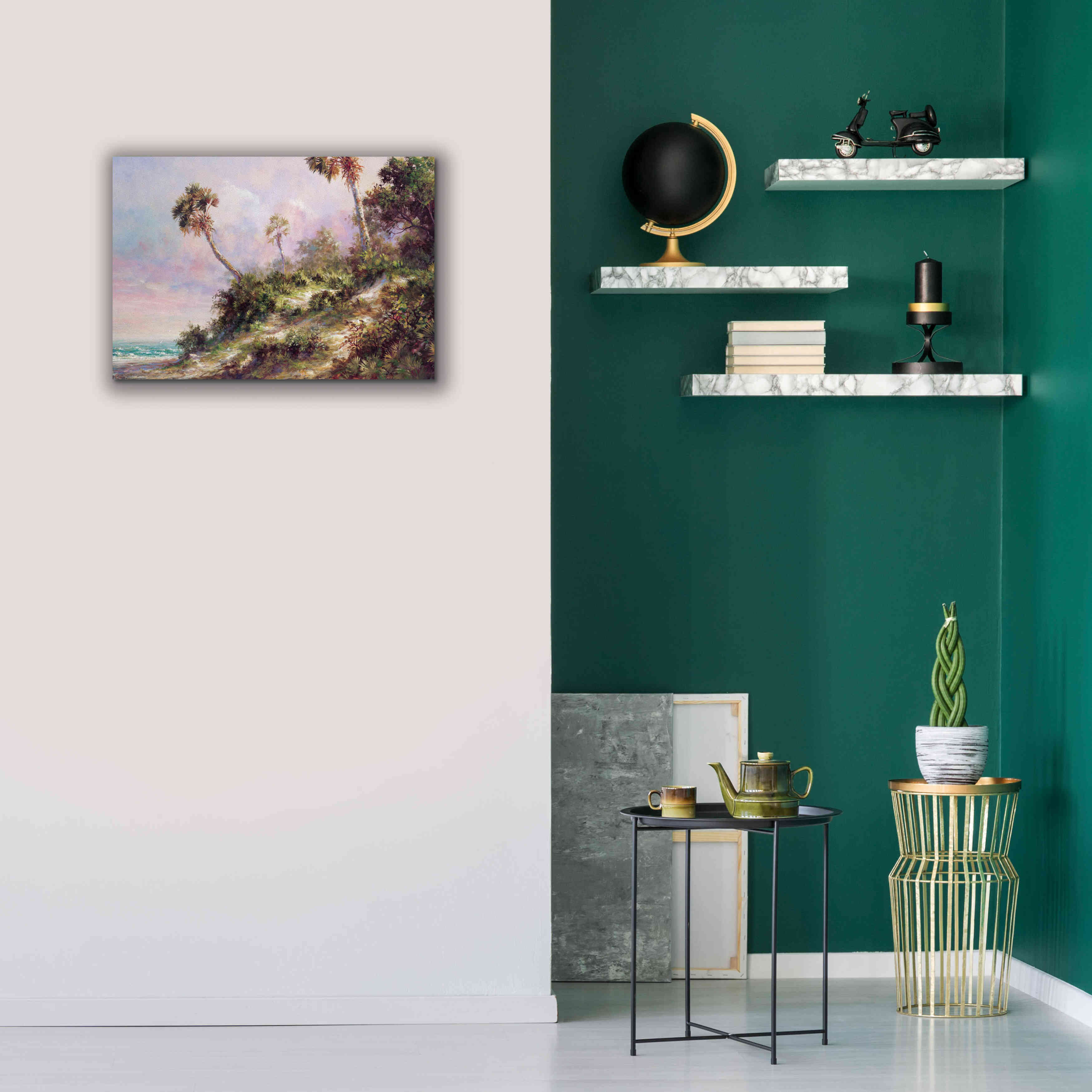 'Casperson Shore' by Art Fronckowiak, Giclee Canvas Wall Art,26x18
