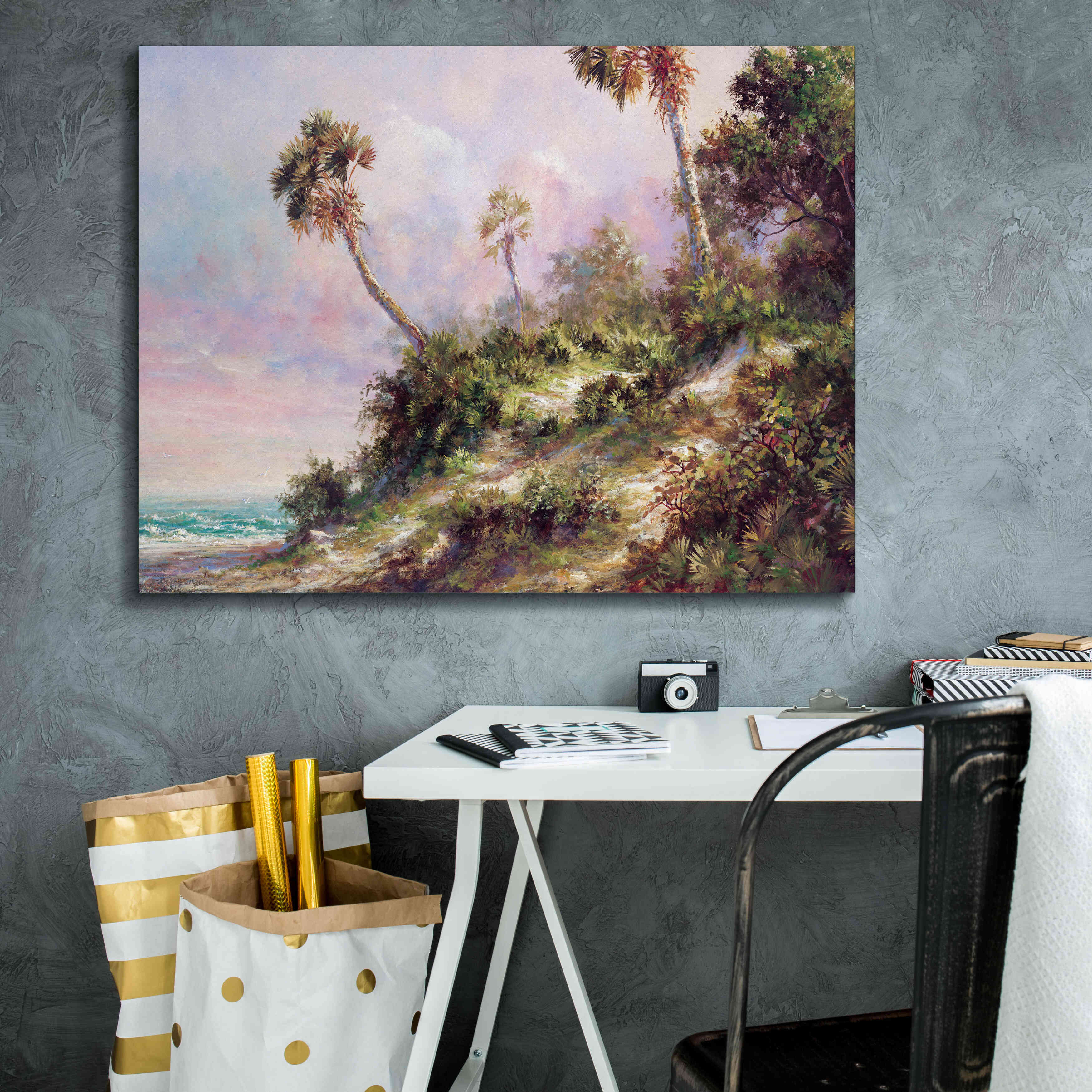 'Casperson Shore' by Art Fronckowiak, Giclee Canvas Wall Art,34x26