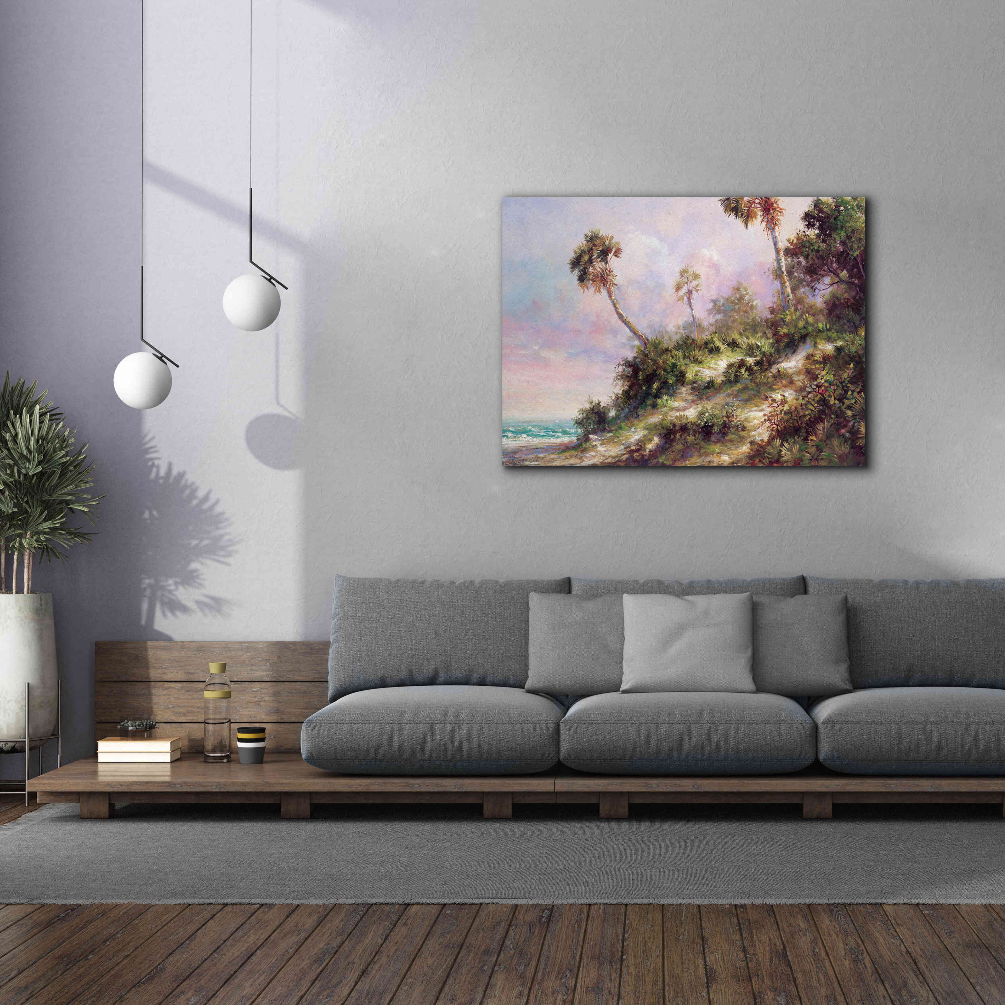 'Casperson Shore' by Art Fronckowiak, Giclee Canvas Wall Art,54x40