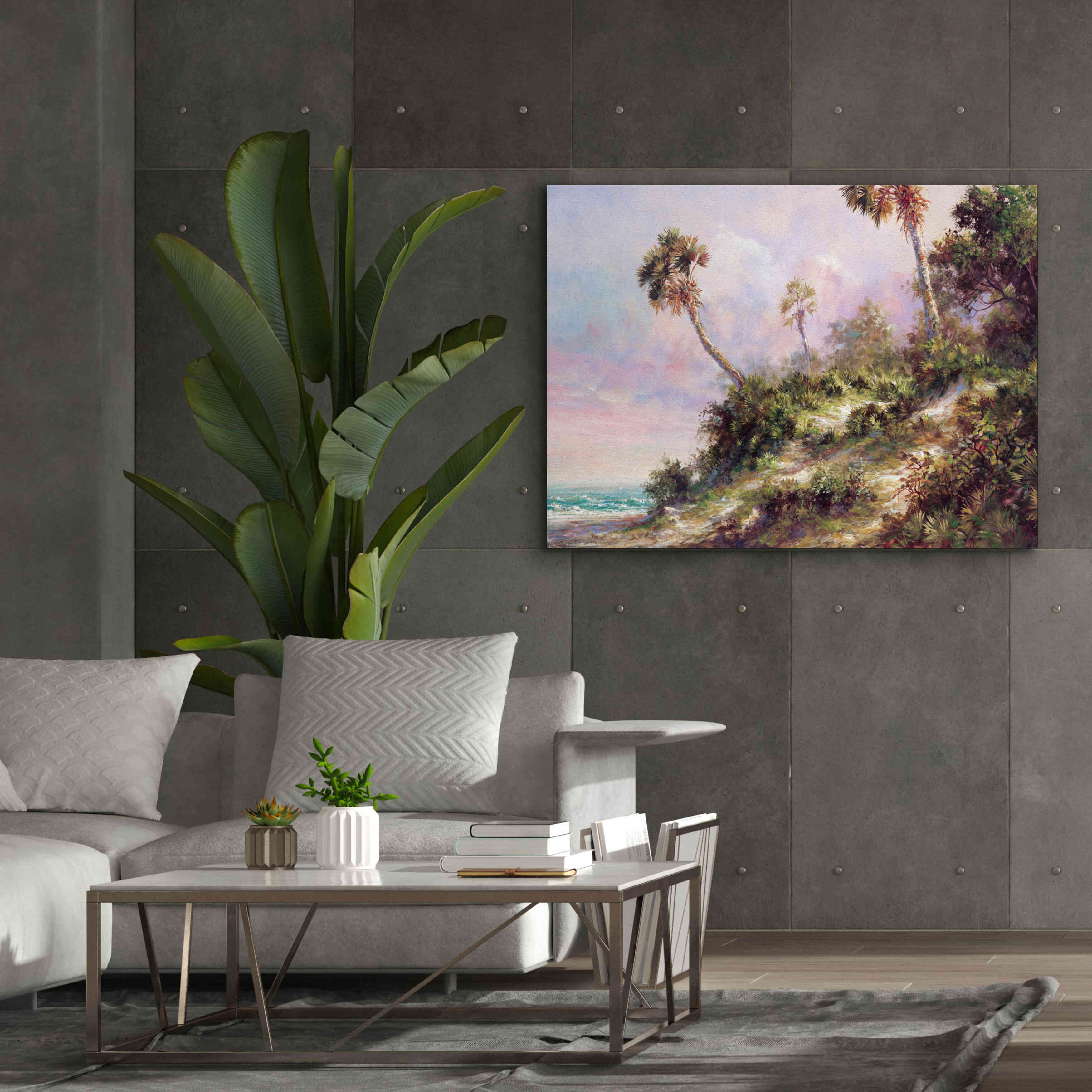 'Casperson Shore' by Art Fronckowiak, Giclee Canvas Wall Art,54x40