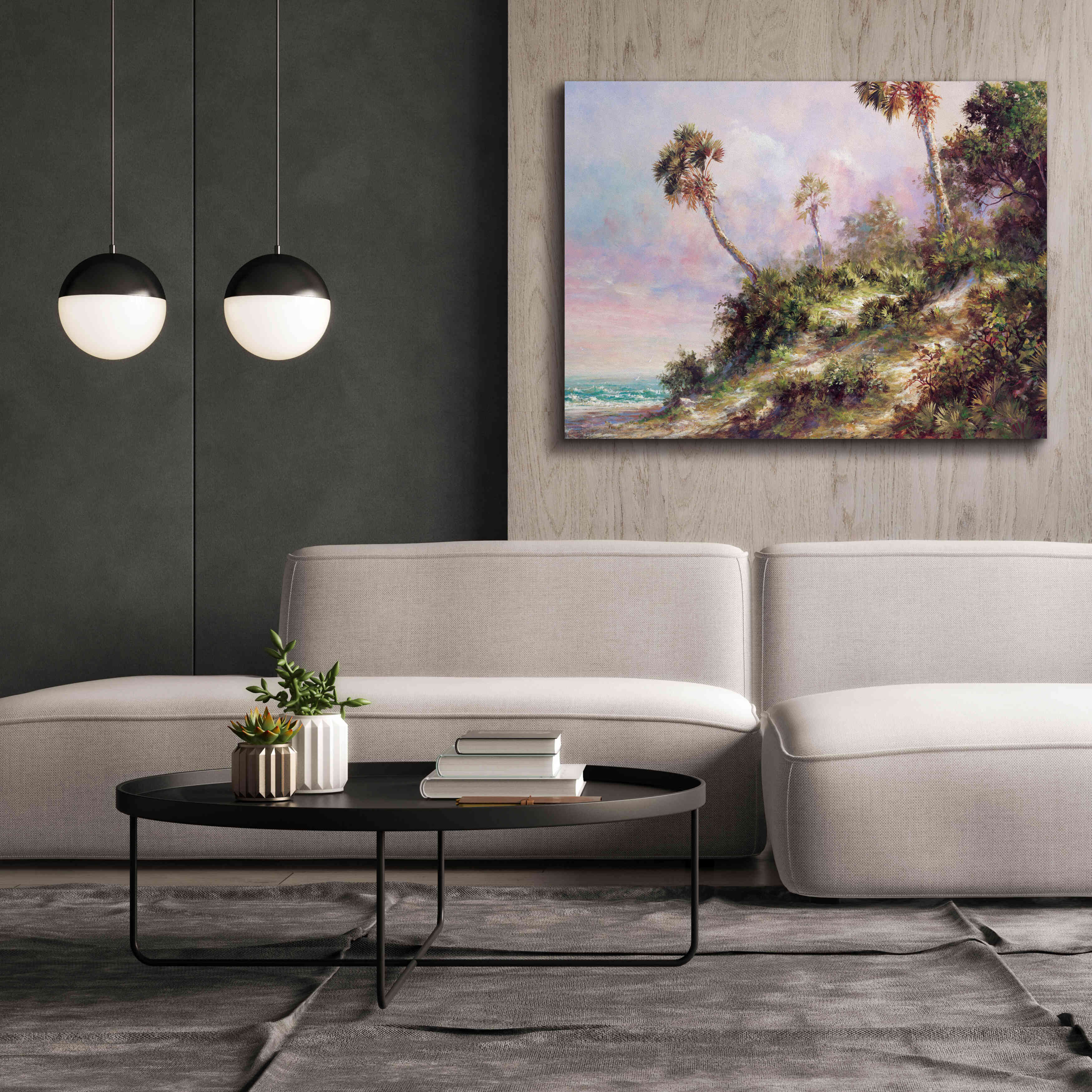 'Casperson Shore' by Art Fronckowiak, Giclee Canvas Wall Art,54x40