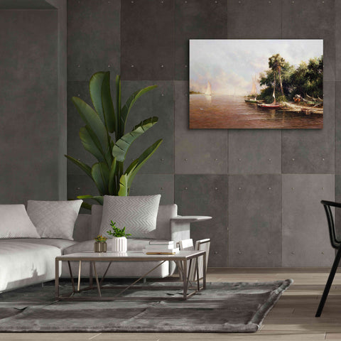 Image of 'Fisherman Landing' by Art Fronckowiak, Giclee Canvas Wall Art,60x40