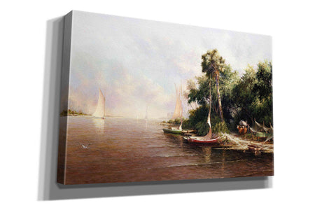 'Fisherman Landing' by Art Fronckowiak, Giclee Canvas Wall Art