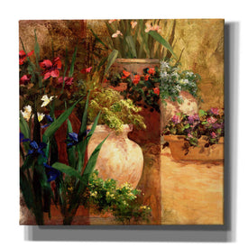 'Flower Pots Right' by Art Fronckowiak, Giclee Canvas Wall Art