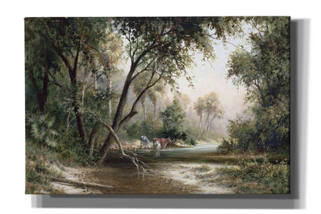'Forked Creek' by Art Fronckowiak, Giclee Canvas Wall Art