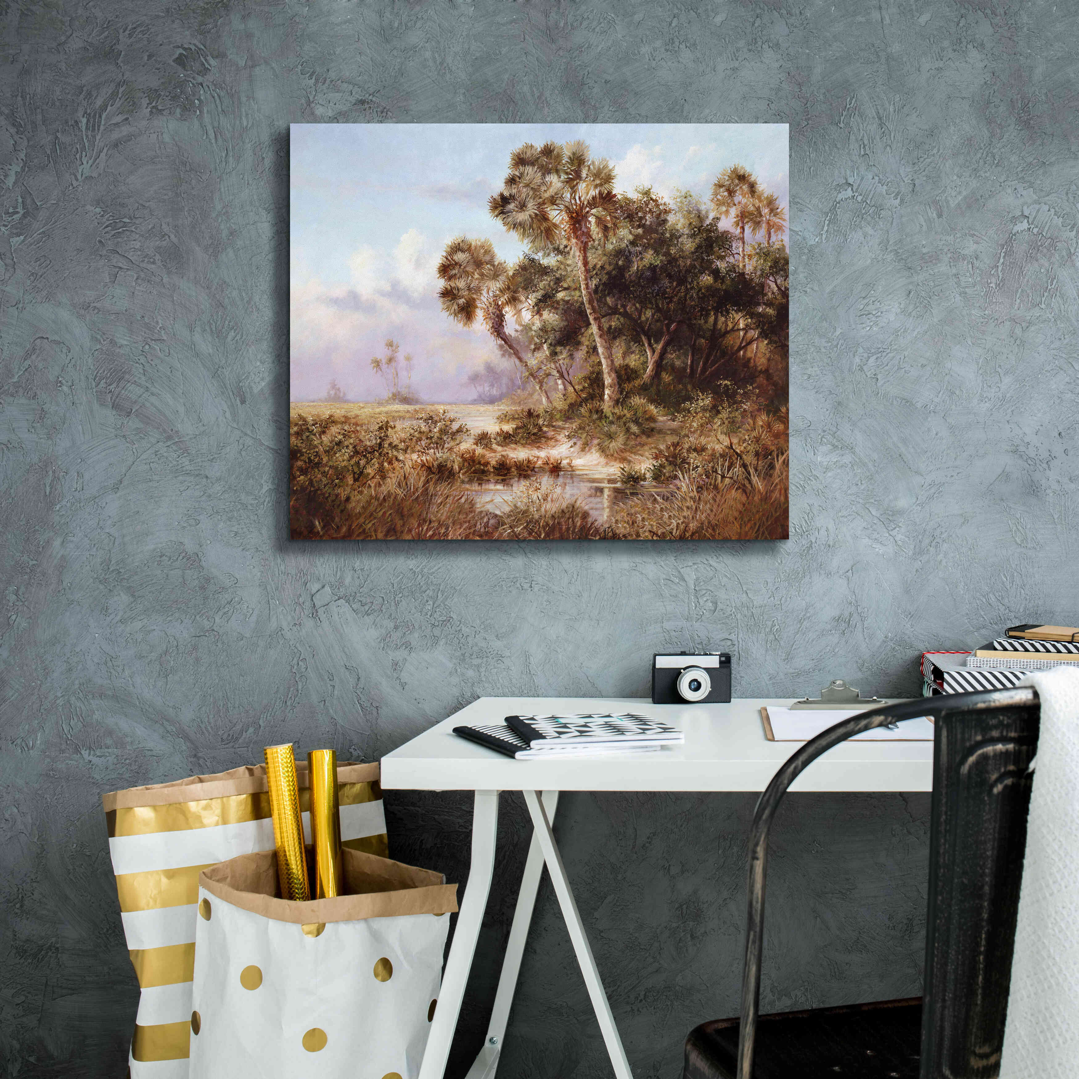'Glades Cove' by Art Fronckowiak, Giclee Canvas Wall Art,24x20