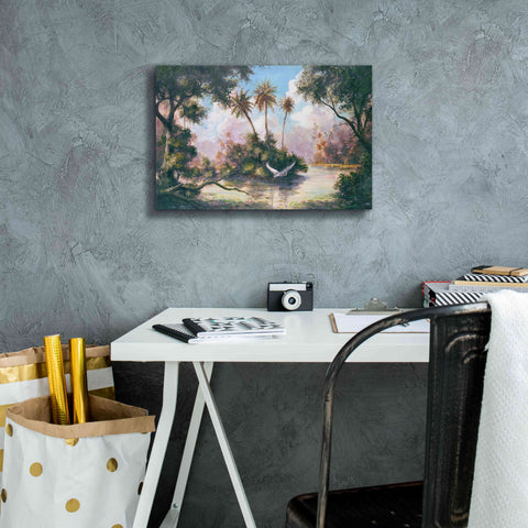 Image of 'Glades Hammock' by Art Fronckowiak, Giclee Canvas Wall Art,18x12